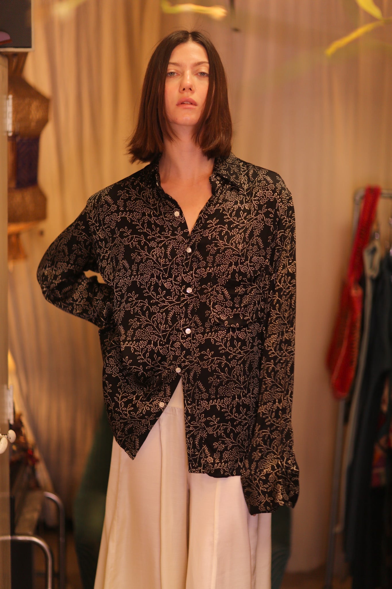 SILK BOYFRIEND SHIRT BILLIE PANKHET - MOMO STUDIO BERLIN - Berlin Concept Store - sustainable & ethical fashion