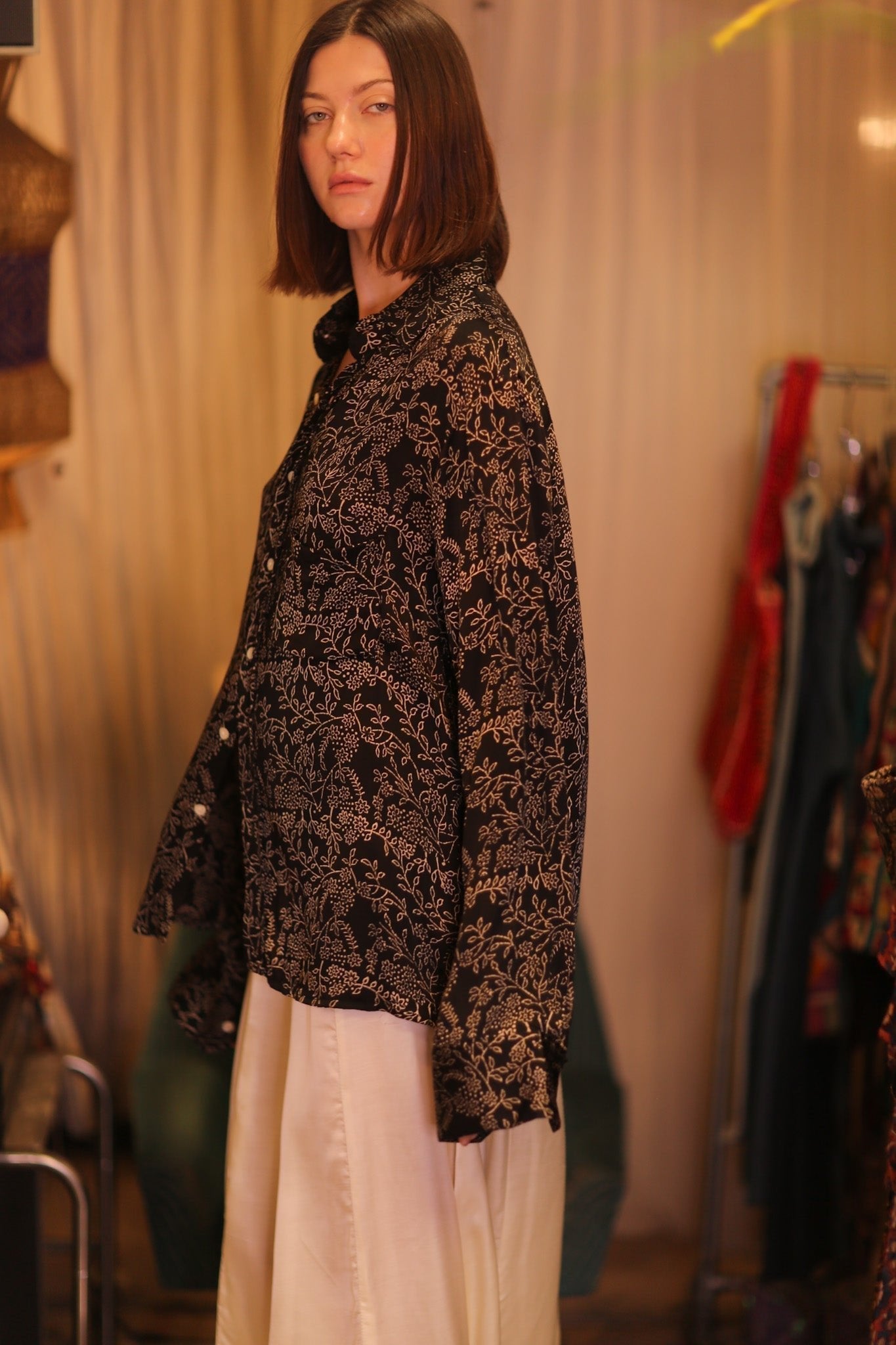 SILK BOYFRIEND SHIRT BILLIE PANKHET - MOMO STUDIO BERLIN - Berlin Concept Store - sustainable & ethical fashion