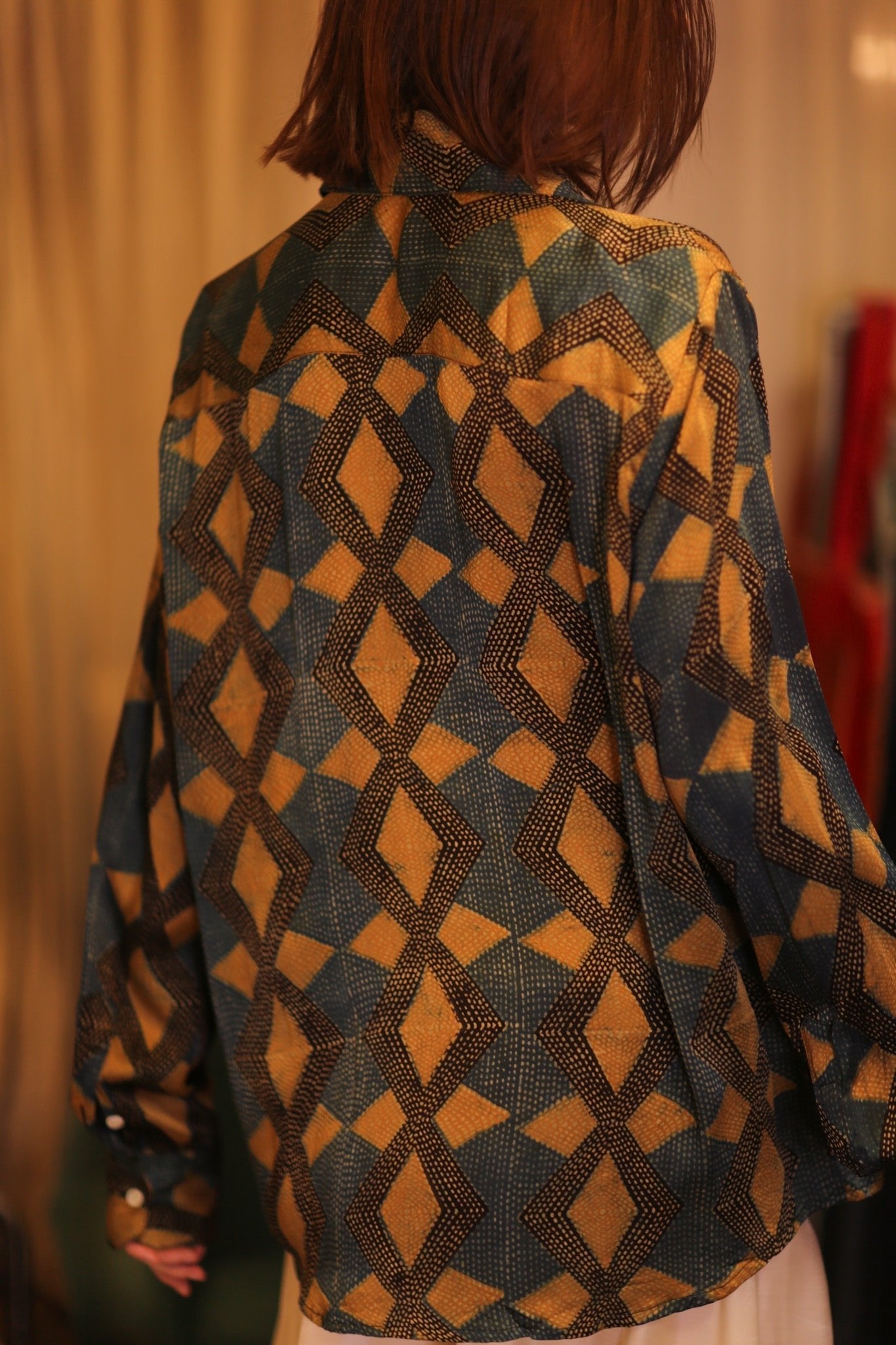 SILK BOYFRIEND SHIRT BILLIE SANWIN - MOMO STUDIO BERLIN - Berlin Concept Store - sustainable & ethical fashion