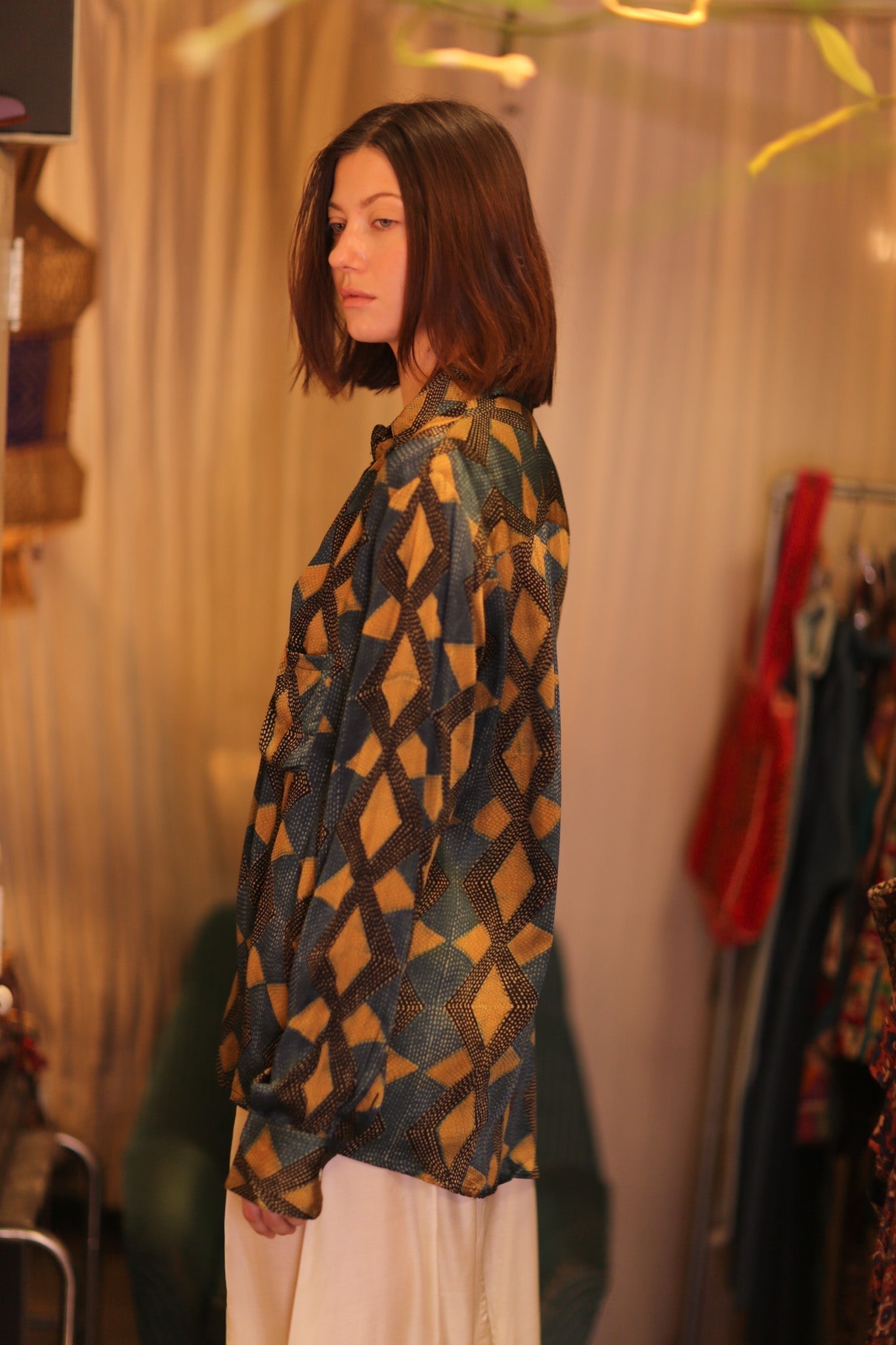 SILK BOYFRIEND SHIRT BILLIE SANWIN - MOMO STUDIO BERLIN - Berlin Concept Store - sustainable & ethical fashion
