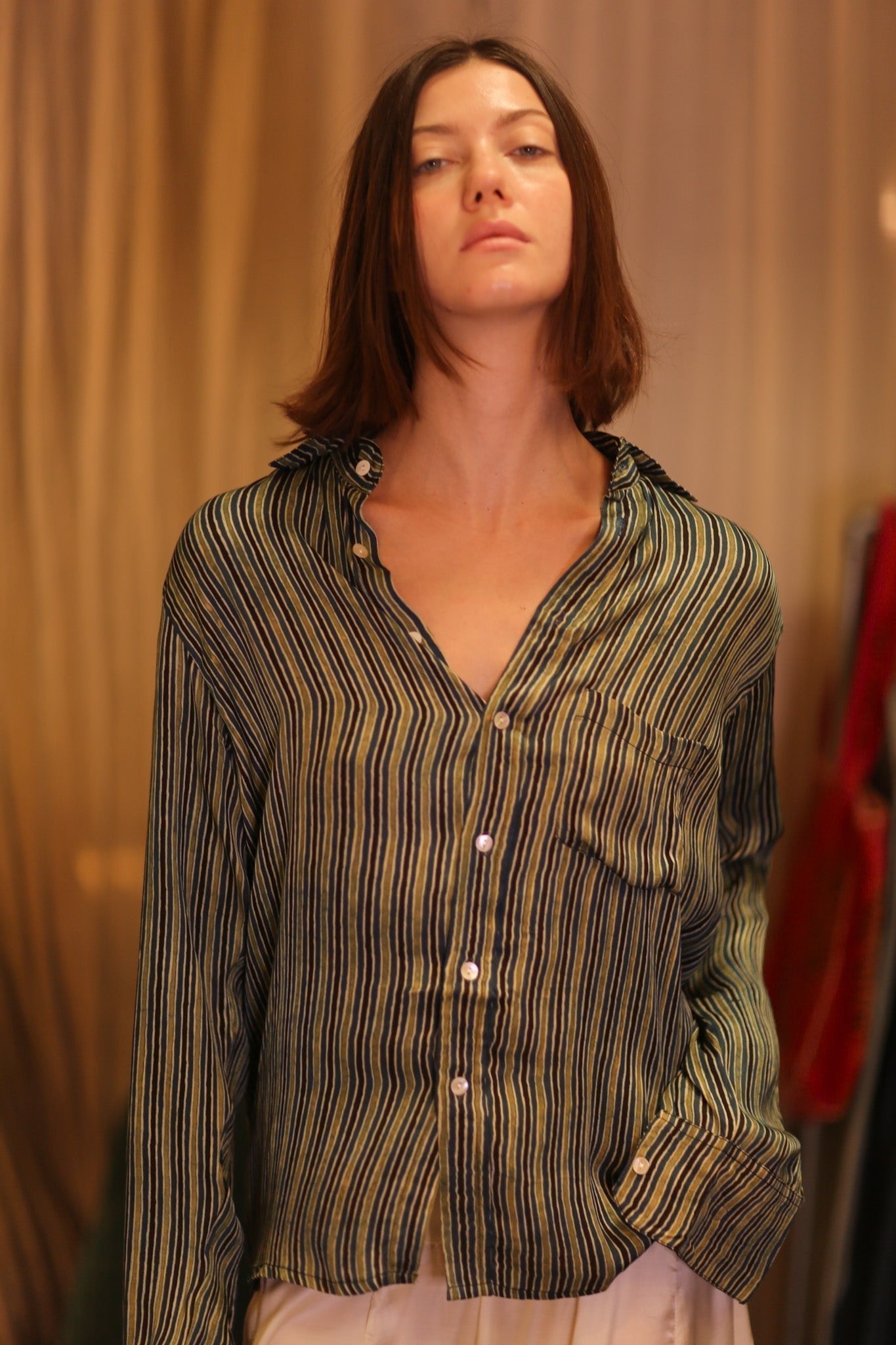 SILK BOYFRIEND SHIRT BILLIE SEINKYAR - MOMO STUDIO BERLIN - Berlin Concept Store - sustainable & ethical fashion