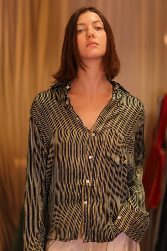 SILK BOYFRIEND SHIRT BILLIE SEINKYAR - MOMO STUDIO BERLIN - Berlin Concept Store - sustainable & ethical fashion