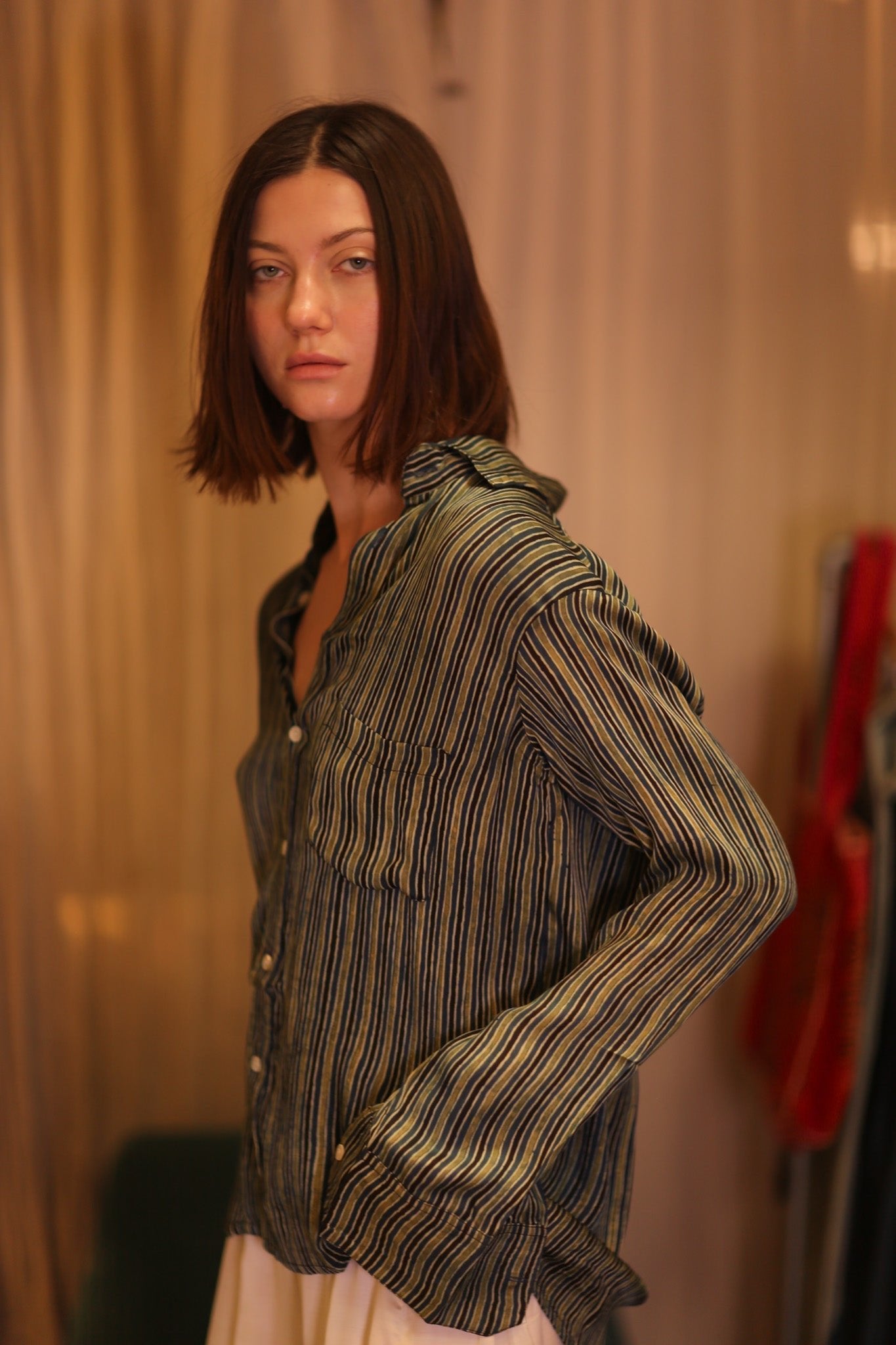 SILK BOYFRIEND SHIRT BILLIE SEINKYAR - MOMO STUDIO BERLIN - Berlin Concept Store - sustainable & ethical fashion