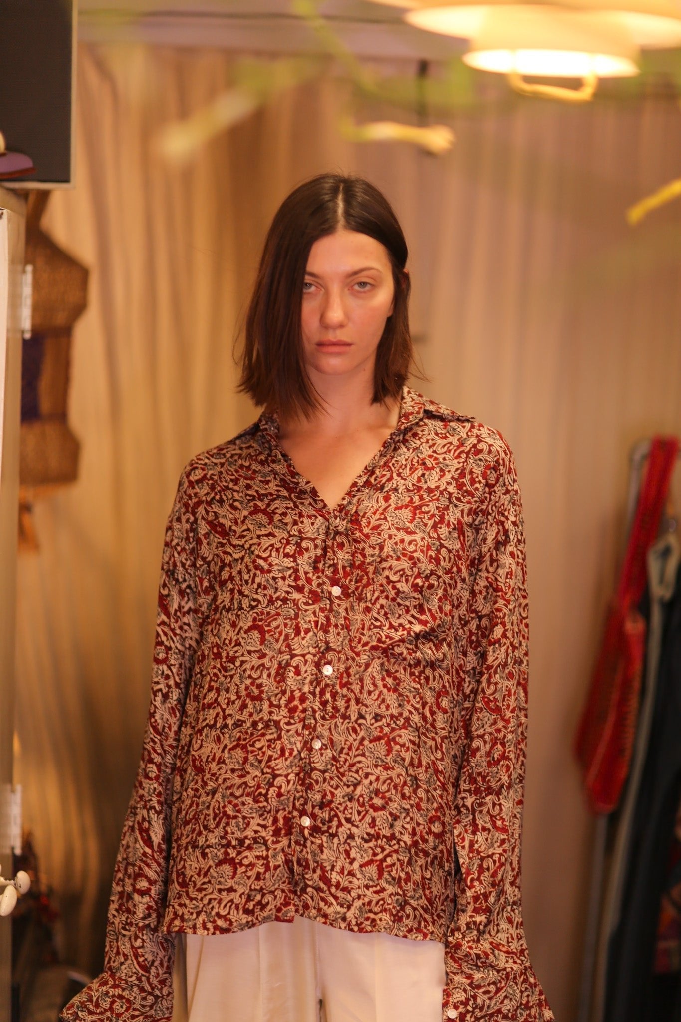 SILK BOYFRIEND SHIRT BILLIE SEINPAN - MOMO STUDIO BERLIN - Berlin Concept Store - sustainable & ethical fashion