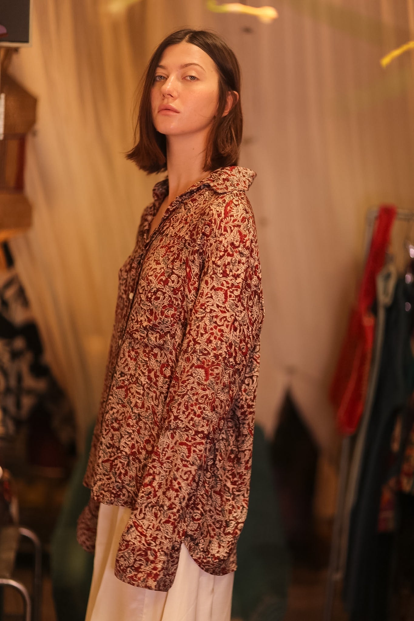 SILK BOYFRIEND SHIRT BILLIE SEINPAN - MOMO STUDIO BERLIN - Berlin Concept Store - sustainable & ethical fashion