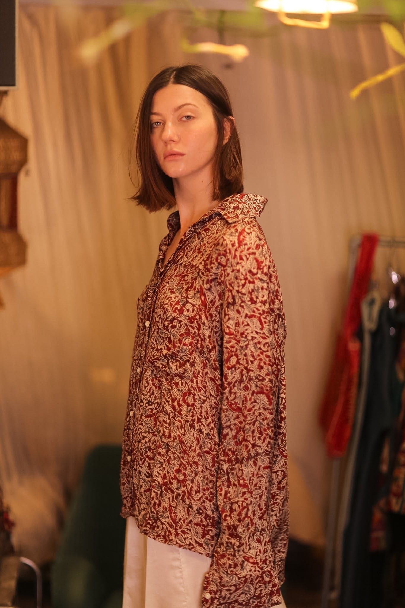 SILK BOYFRIEND SHIRT BILLIE SEINPAN - MOMO STUDIO BERLIN - Berlin Concept Store - sustainable & ethical fashion