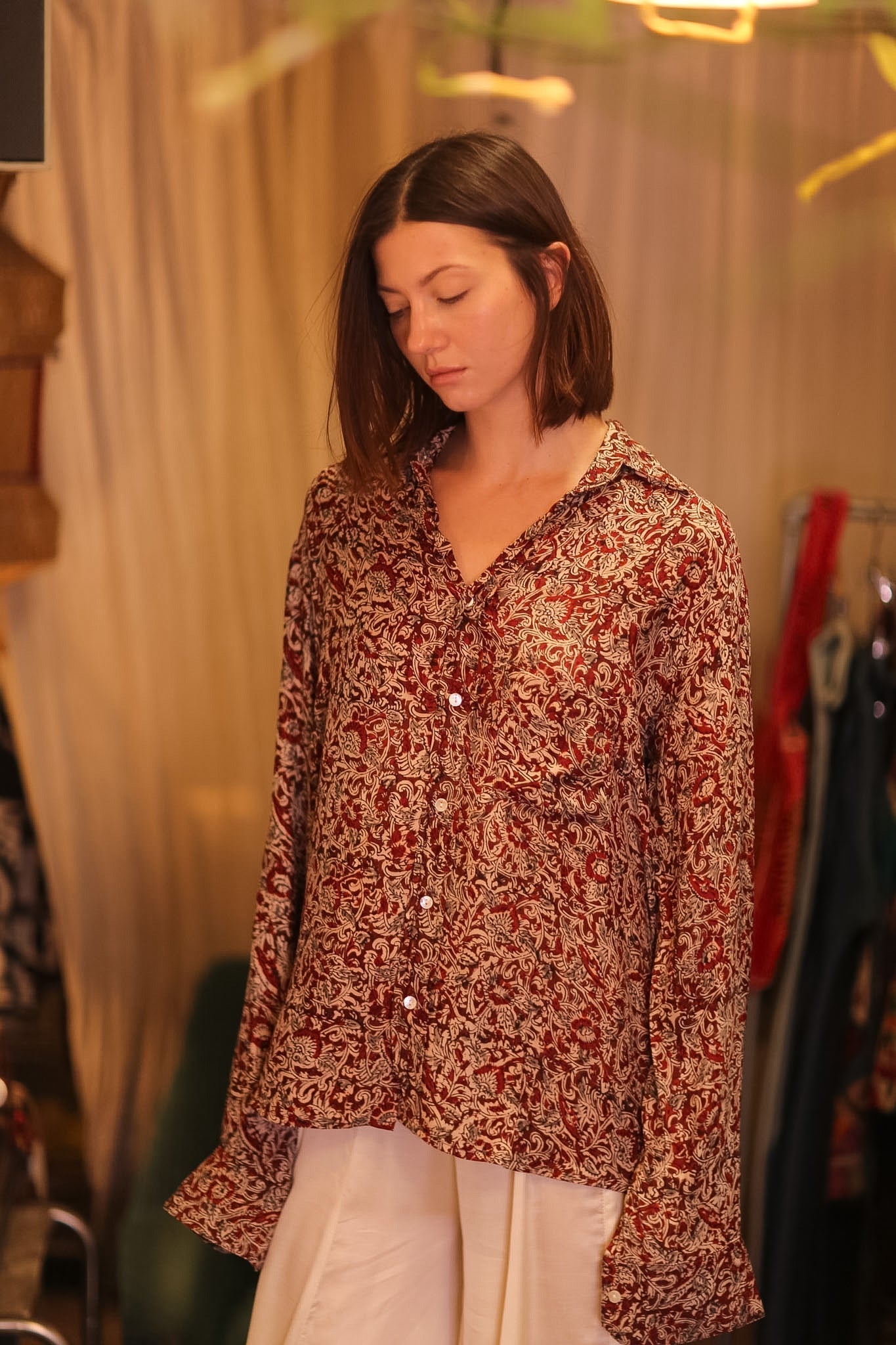 SILK BOYFRIEND SHIRT BILLIE SEINPAN - MOMO STUDIO BERLIN - Berlin Concept Store - sustainable & ethical fashion