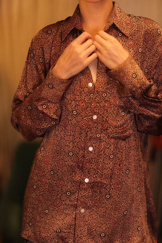 SILK BOYFRIEND SHIRT BILLIE SETKYAR - MOMO STUDIO BERLIN - Berlin Concept Store - sustainable & ethical fashion