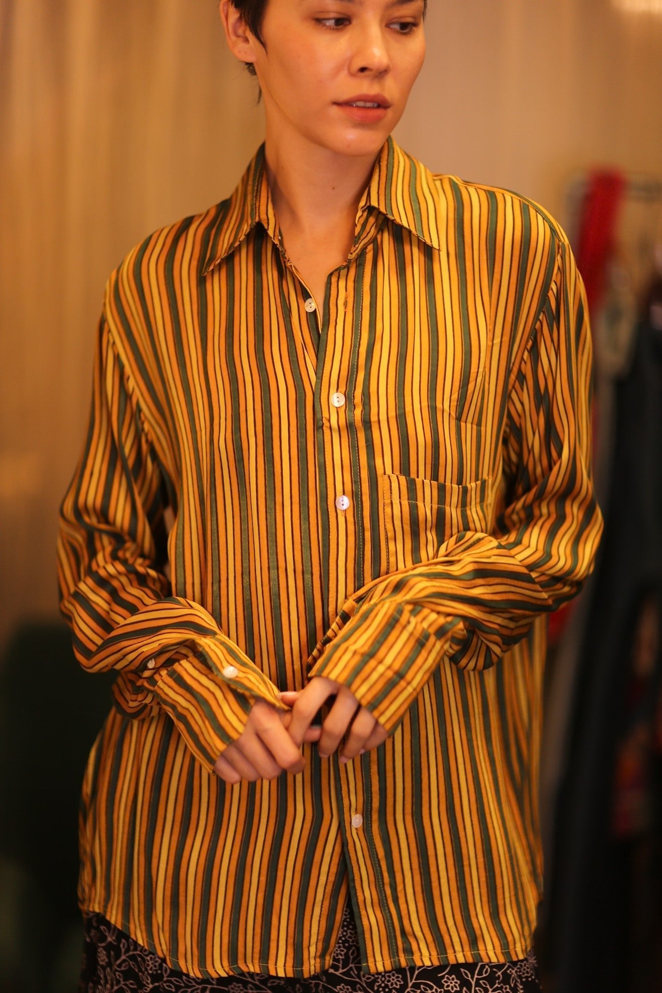 SILK BOYFRIEND SHIRT BILLIE WARSIN - MOMO STUDIO BERLIN - Berlin Concept Store - sustainable & ethical fashion