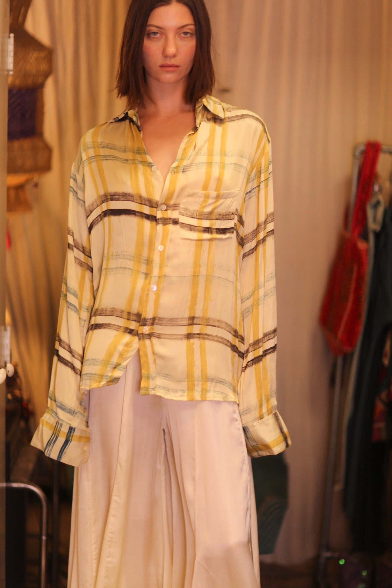 SILK BOYFRIEND SHIRT BILLIE WARY - MOMO STUDIO BERLIN - Berlin Concept Store - sustainable & ethical fashion