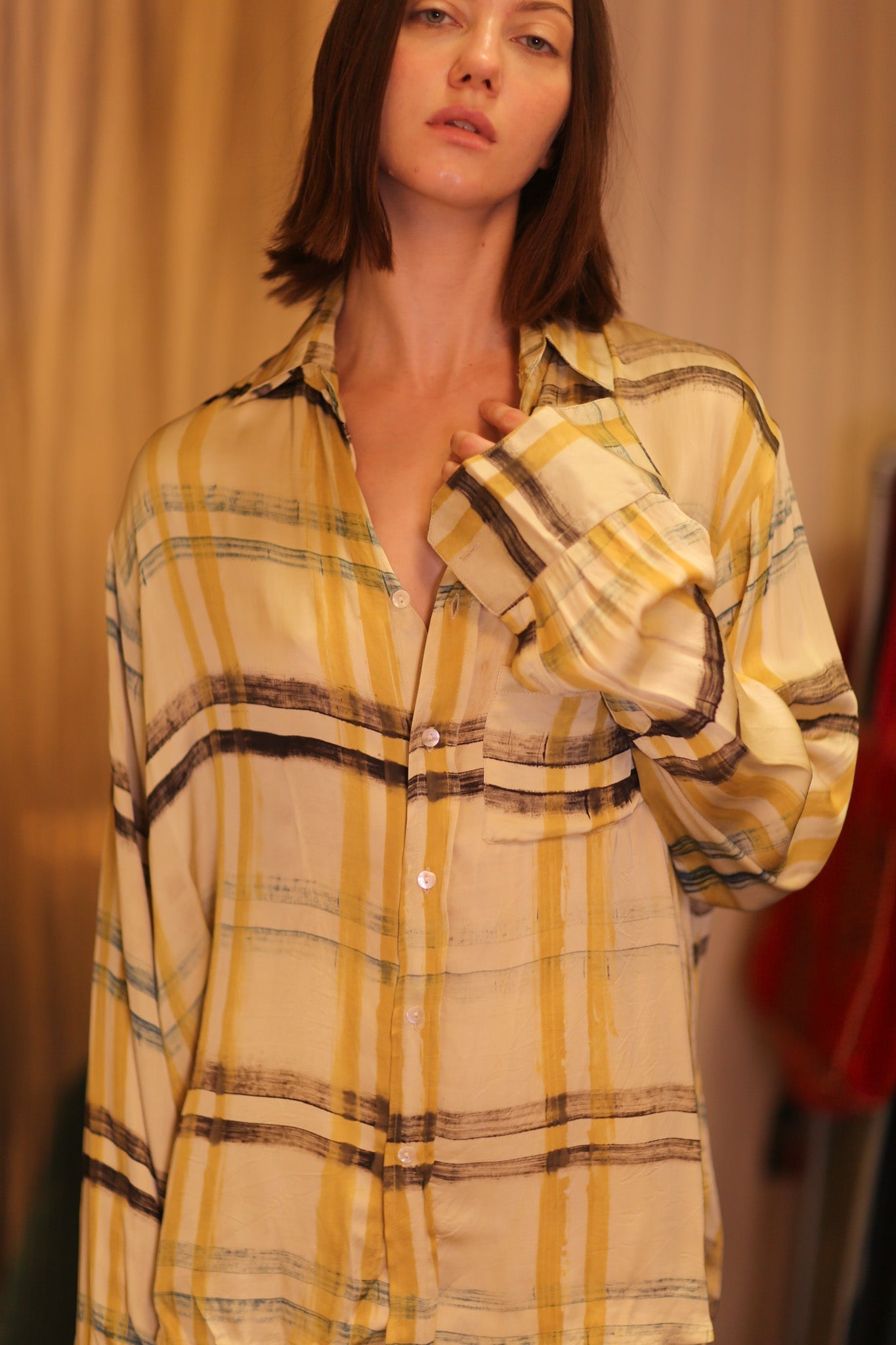 SILK BOYFRIEND SHIRT BILLIE WARY - MOMO STUDIO BERLIN - Berlin Concept Store - sustainable & ethical fashion