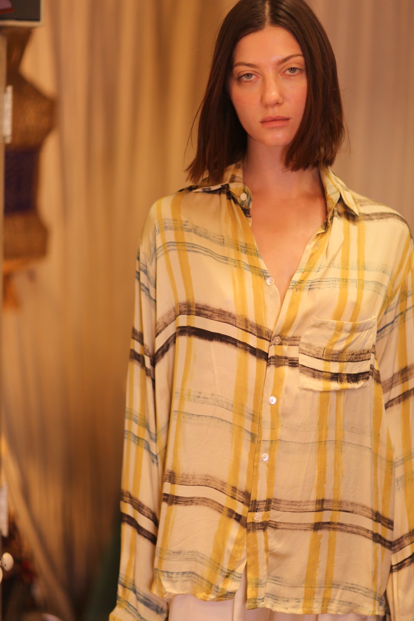 SILK BOYFRIEND SHIRT BILLIE WARY - MOMO STUDIO BERLIN - Berlin Concept Store - sustainable & ethical fashion