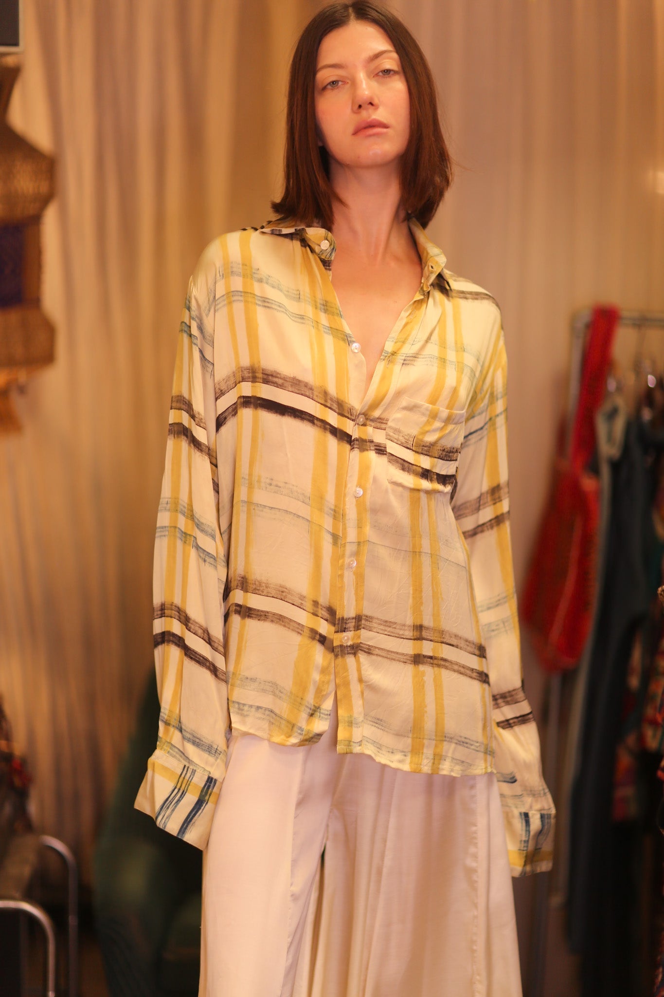 SILK BOYFRIEND SHIRT BILLIE WARY - MOMO STUDIO BERLIN - Berlin Concept Store - sustainable & ethical fashion