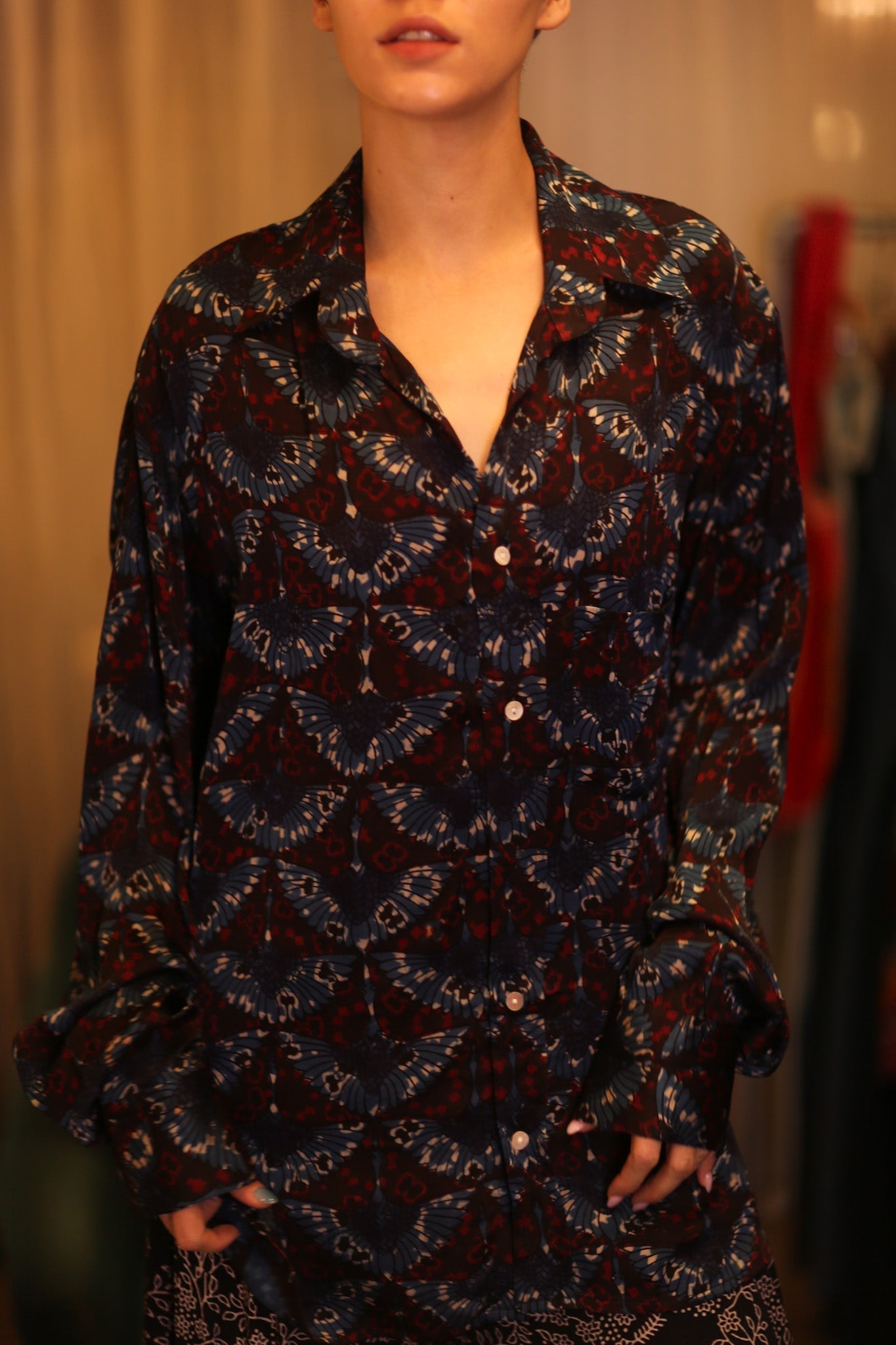 SILK BOYFRIEND SHIRT BILLIE YART - MOMO STUDIO BERLIN - Berlin Concept Store - sustainable & ethical fashion