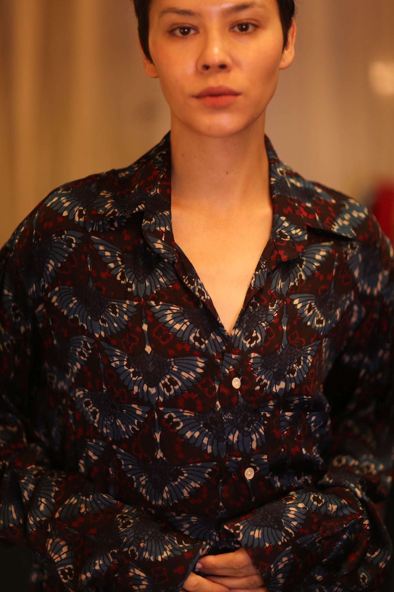 SILK BOYFRIEND SHIRT BILLIE YART - MOMO STUDIO BERLIN - Berlin Concept Store - sustainable & ethical fashion