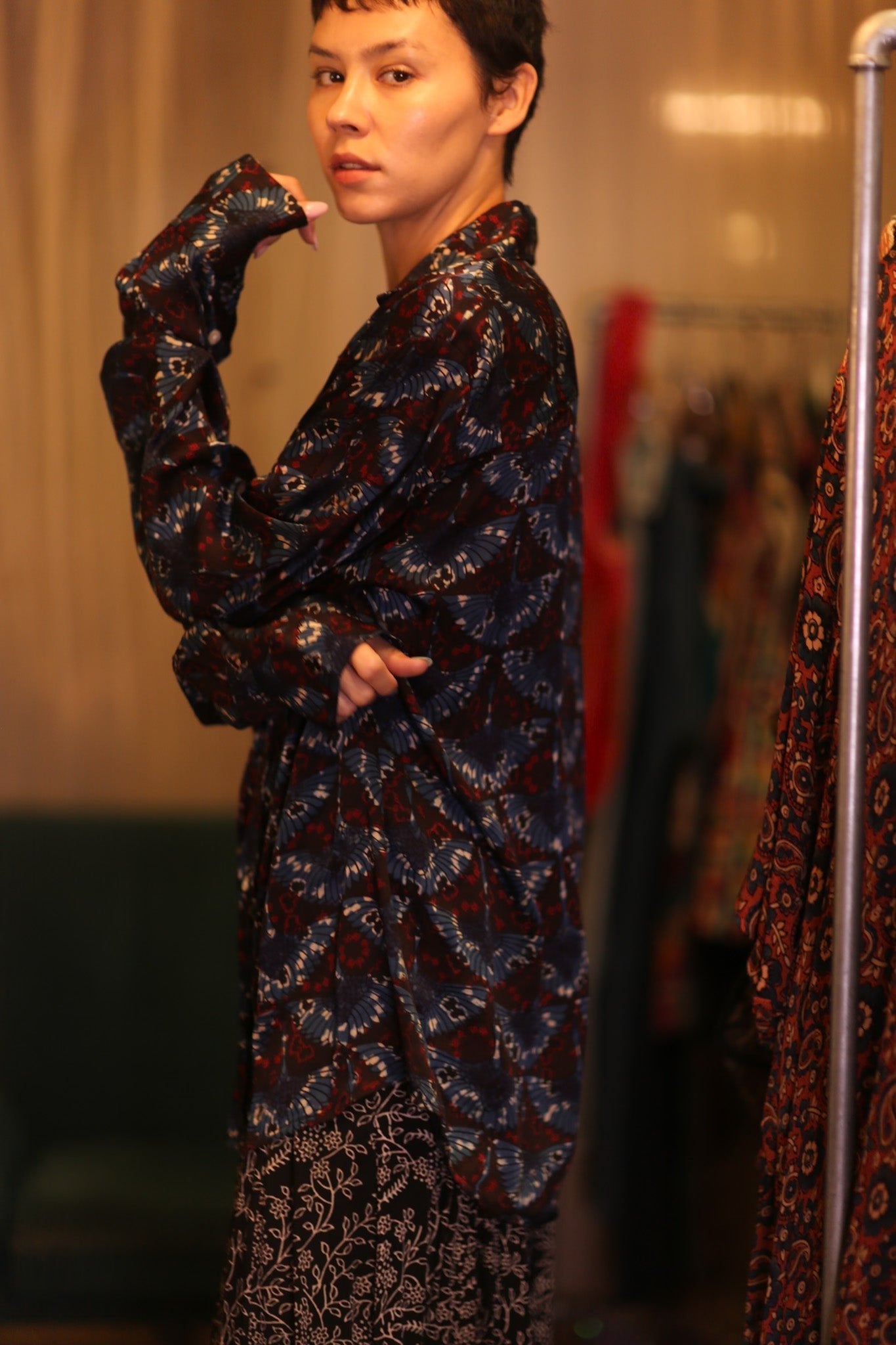 SILK BOYFRIEND SHIRT BILLIE YART - MOMO STUDIO BERLIN - Berlin Concept Store - sustainable & ethical fashion
