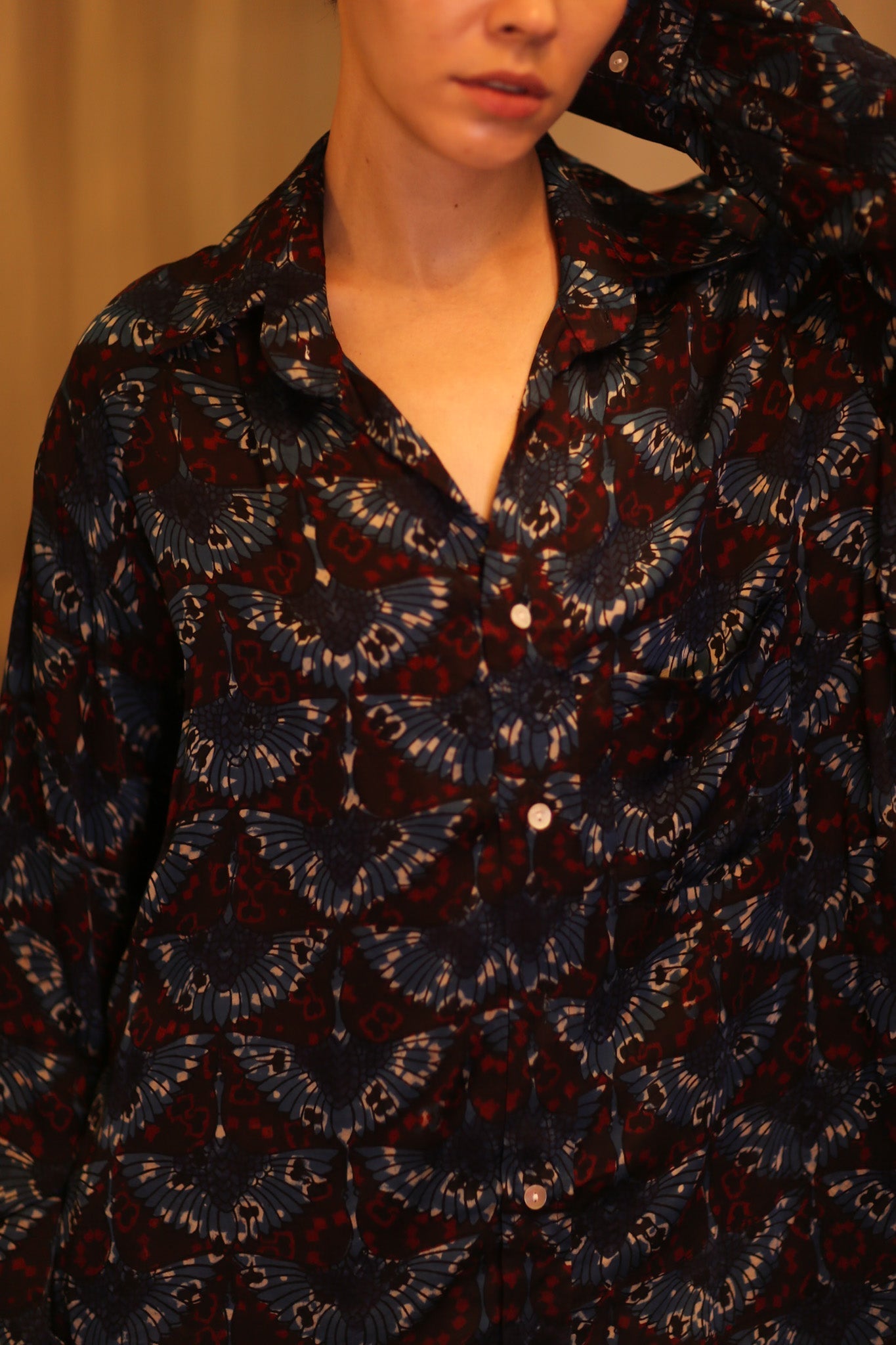 SILK BOYFRIEND SHIRT BILLIE YART - MOMO STUDIO BERLIN - Berlin Concept Store - sustainable & ethical fashion
