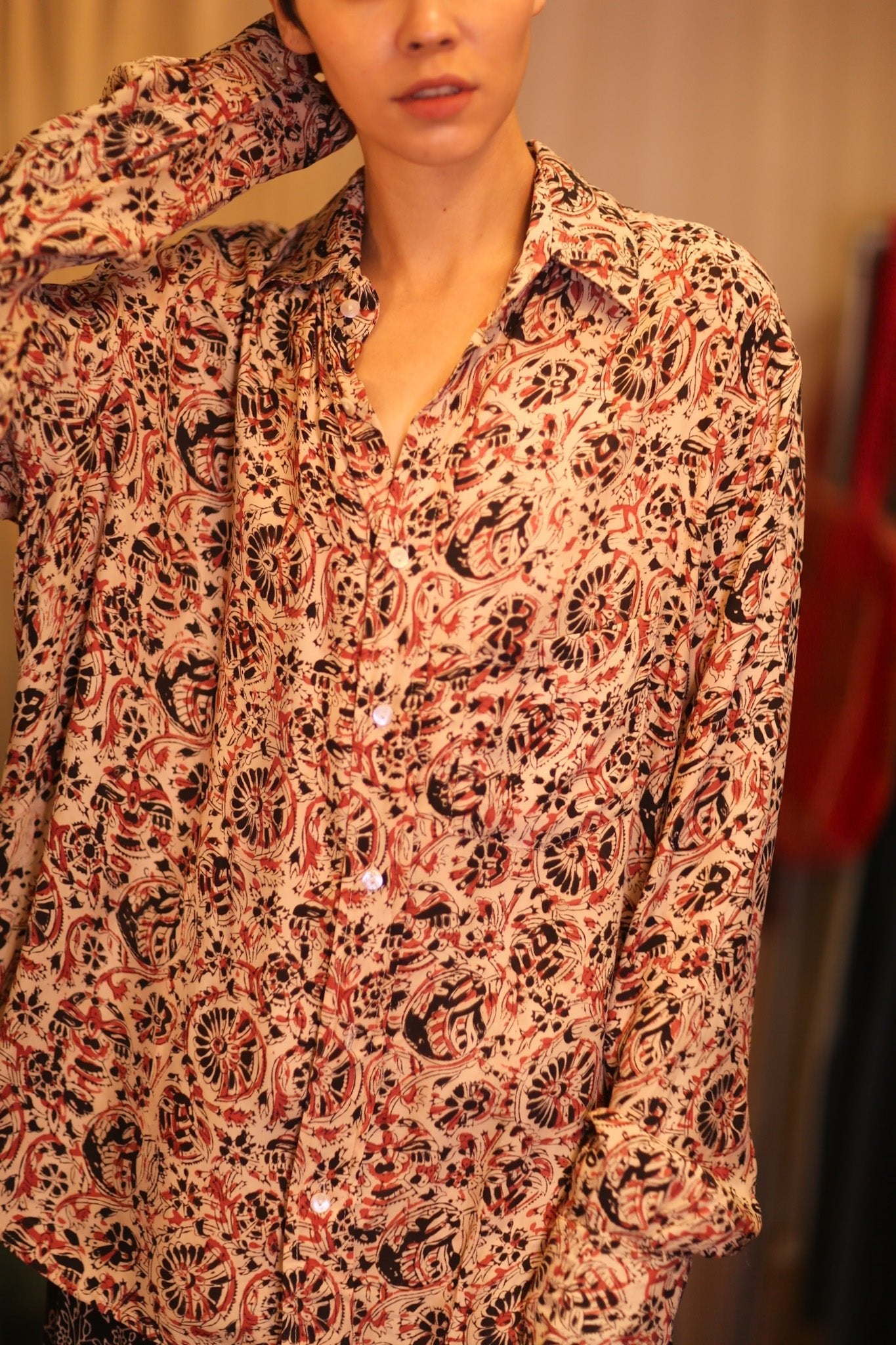 SILK BOYFRIEND SHIRT BILLIE YITLONE - MOMO STUDIO BERLIN - Berlin Concept Store - sustainable & ethical fashion