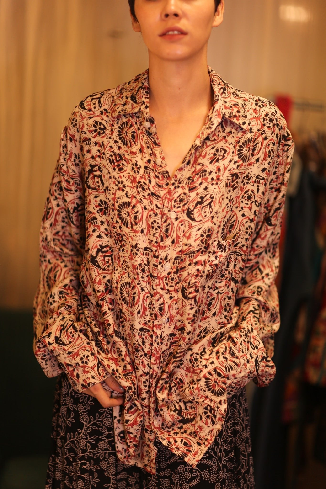 SILK BOYFRIEND SHIRT BILLIE YITLONE - MOMO STUDIO BERLIN - Berlin Concept Store - sustainable & ethical fashion