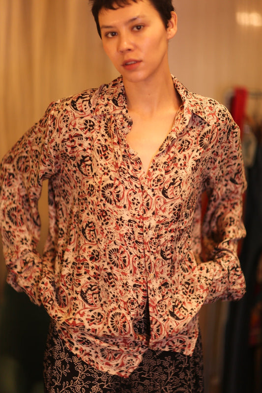 SILK BOYFRIEND SHIRT BILLIE YITLONE - MOMO STUDIO BERLIN - Berlin Concept Store - sustainable & ethical fashion