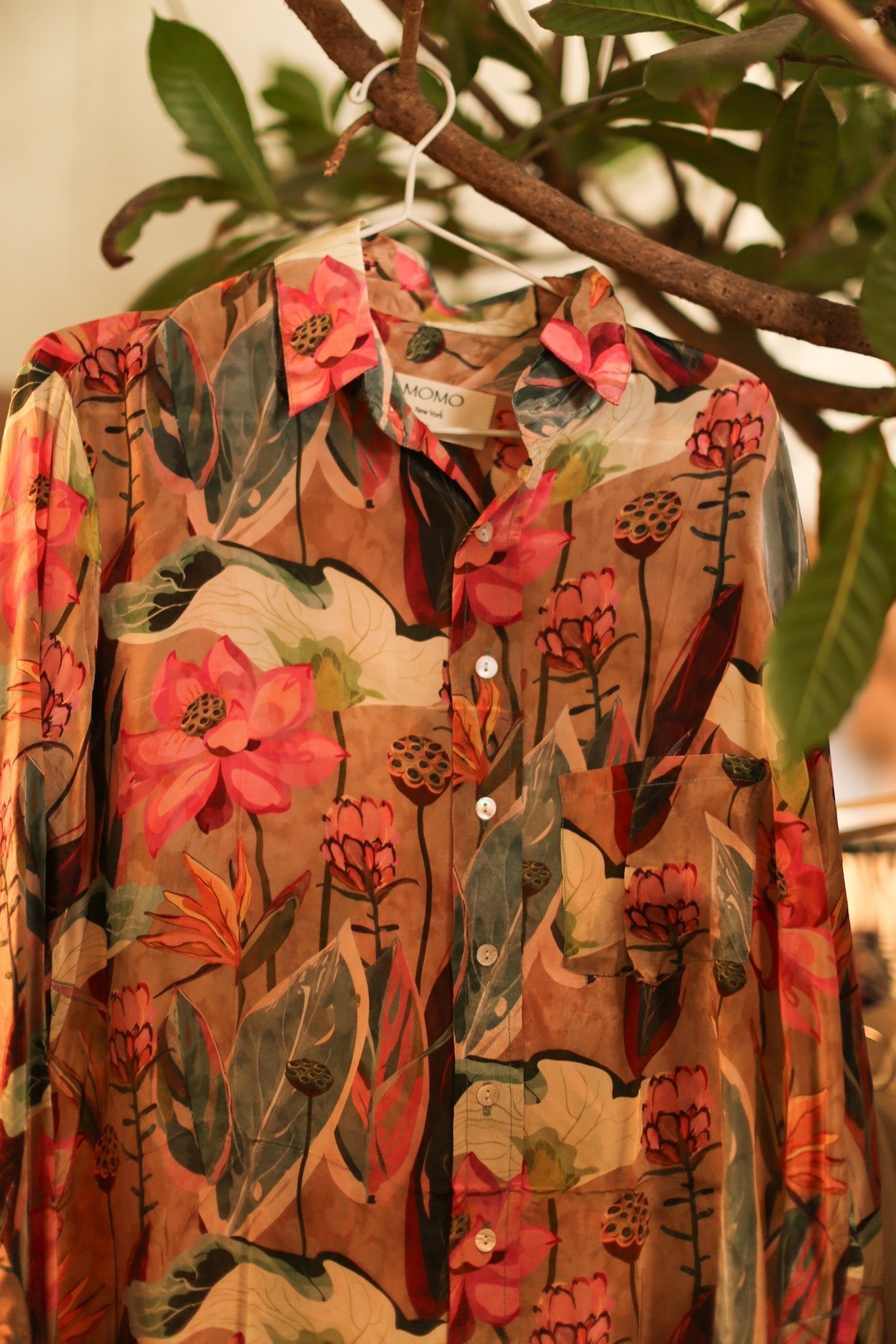 SILK BOYFRIEND SHIRT FRANK - MOMO STUDIO BERLIN - Berlin Concept Store - sustainable & ethical fashion