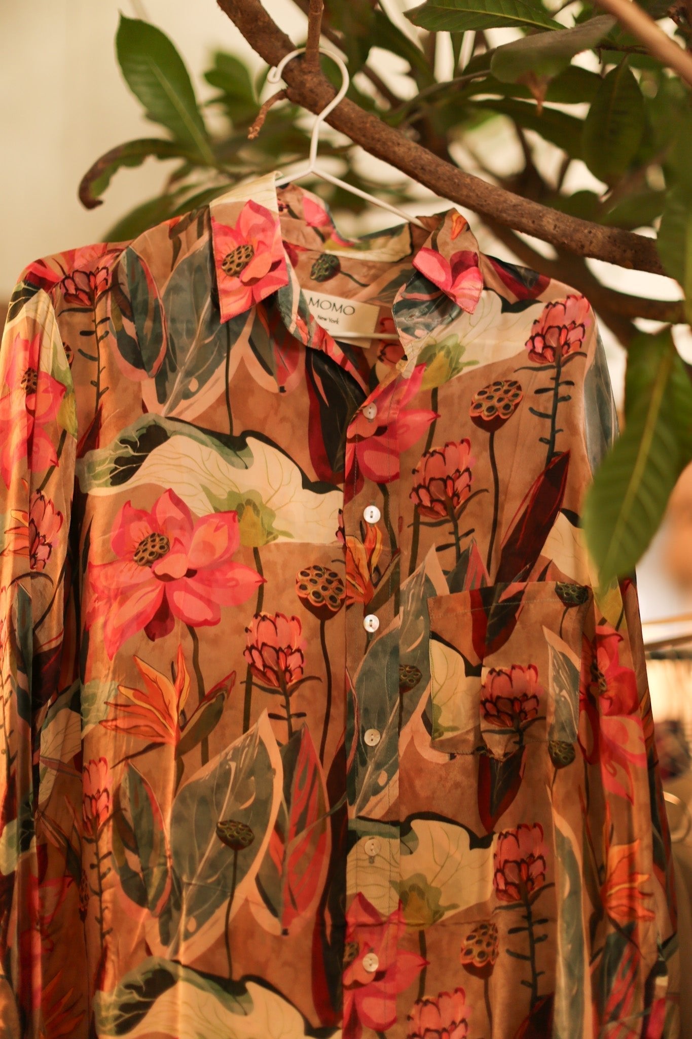 SILK BOYFRIEND SHIRT FRANK - MOMO STUDIO BERLIN - Berlin Concept Store - sustainable & ethical fashion