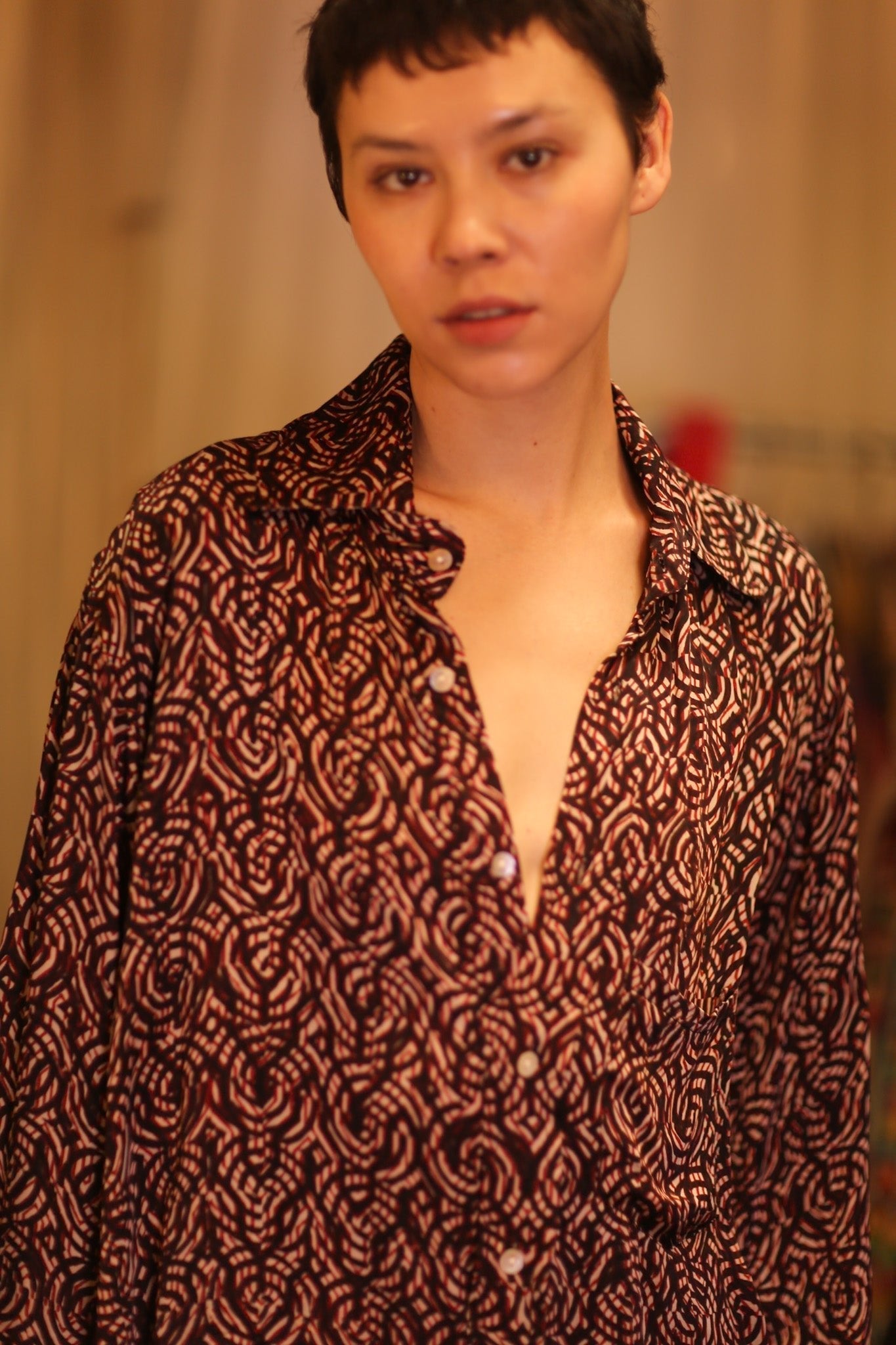 SILK BOYFRIEND SHIRTBILLIE NINI - MOMO STUDIO BERLIN - Berlin Concept Store - sustainable & ethical fashion
