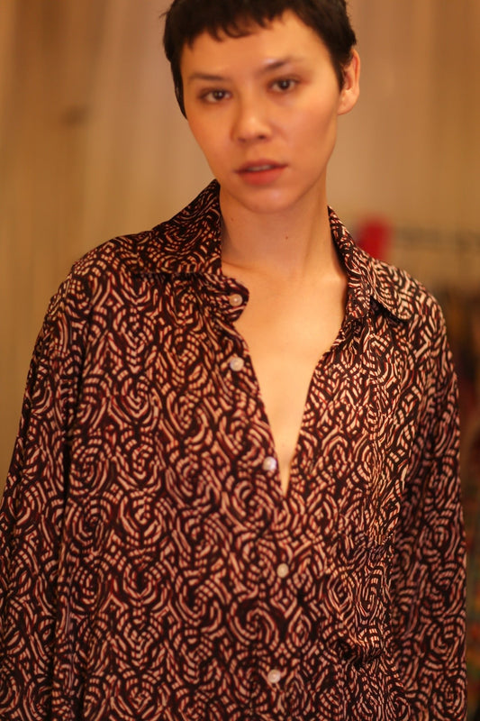 SILK BOYFRIEND SHIRTBILLIE NINI - MOMO STUDIO BERLIN - Berlin Concept Store - sustainable & ethical fashion