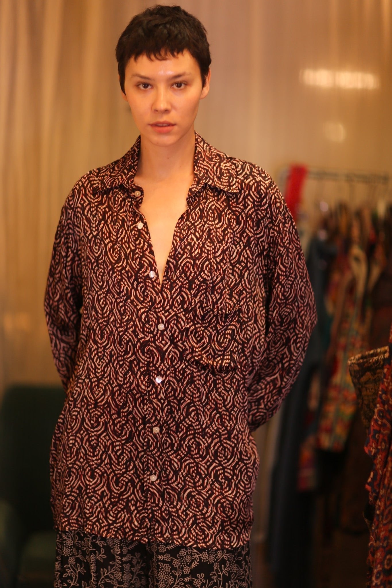 SILK BOYFRIEND SHIRTBILLIE NINI - MOMO STUDIO BERLIN - Berlin Concept Store - sustainable & ethical fashion