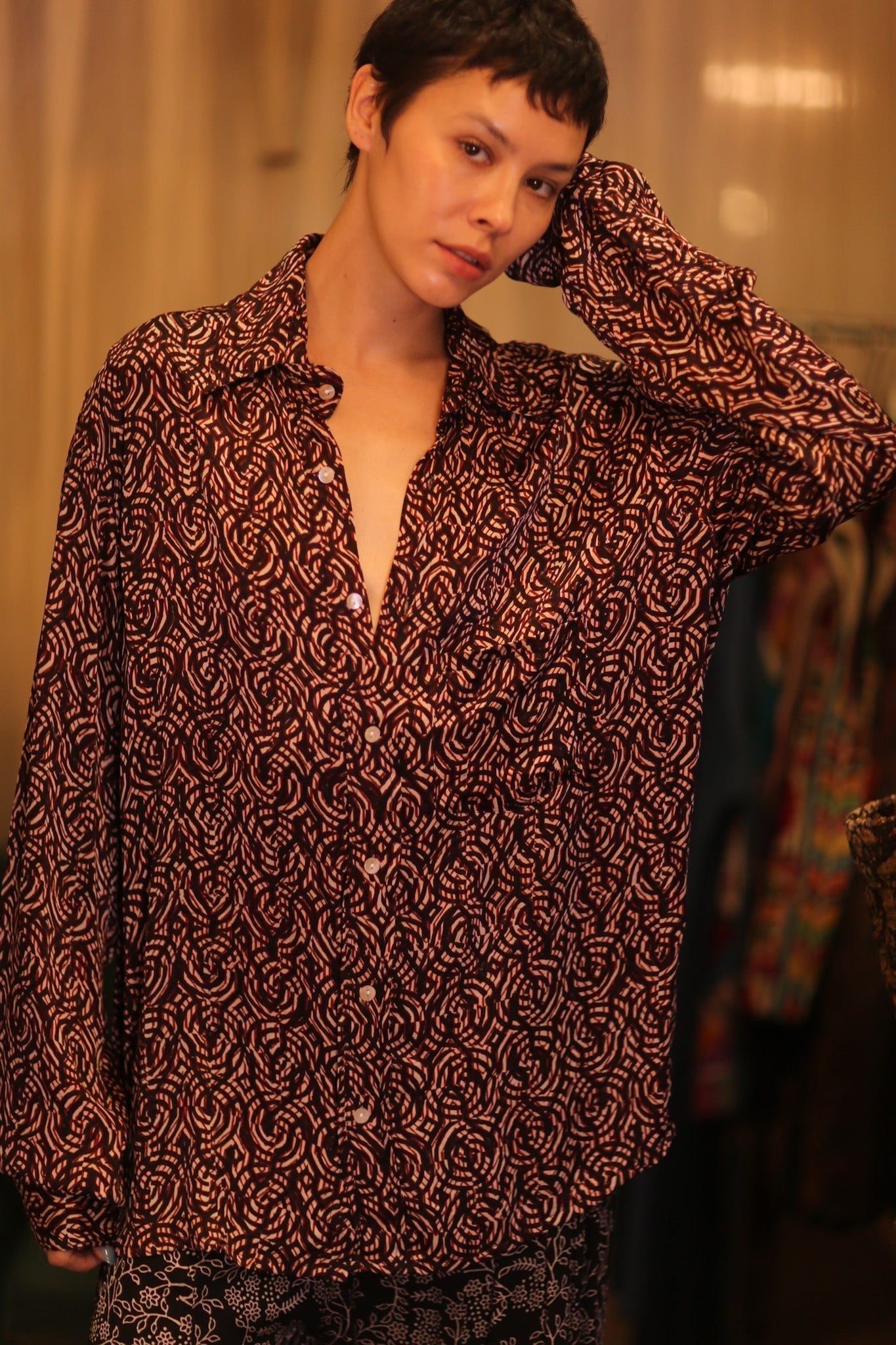 SILK BOYFRIEND SHIRTBILLIE NINI - MOMO STUDIO BERLIN - Berlin Concept Store - sustainable & ethical fashion