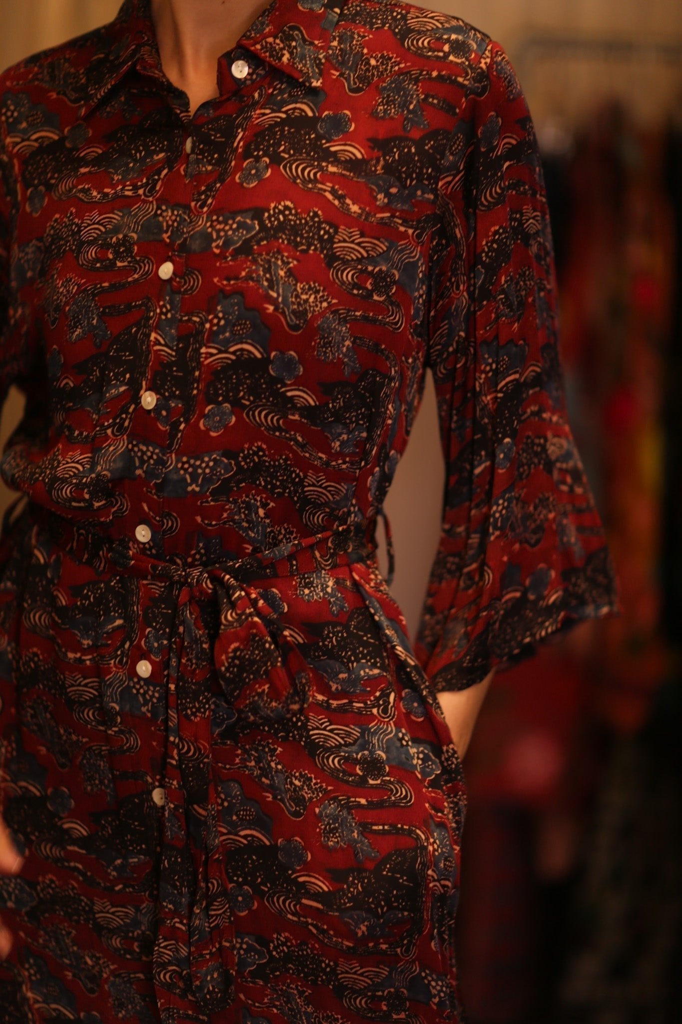 SILK BUTTON DOWN DRESS RUTH JADE - MOMO STUDIO BERLIN - Berlin Concept Store - sustainable & ethical fashion