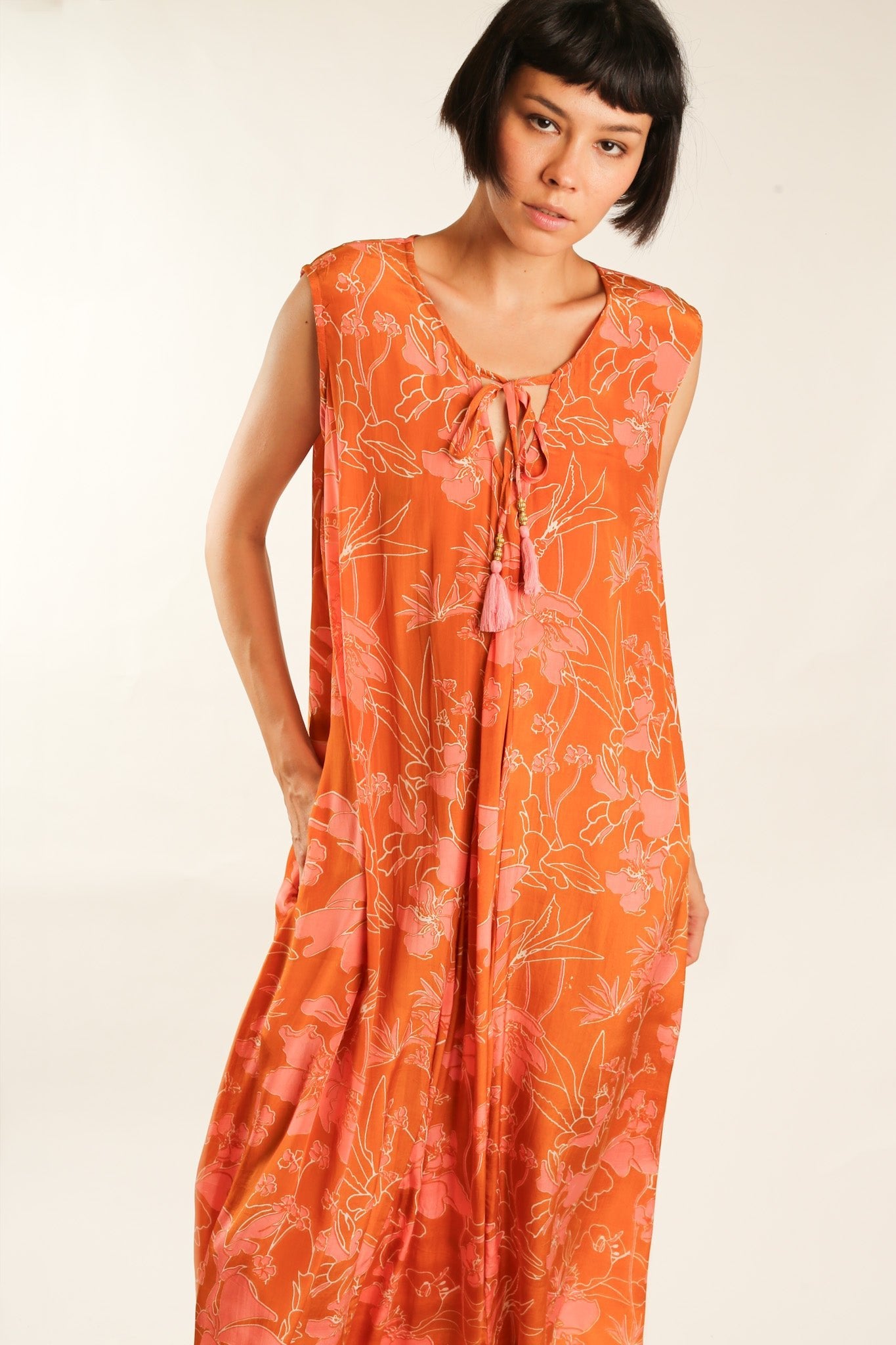 SILK DRESS AHLAM - MOMO STUDIO BERLIN - Berlin Concept Store - sustainable & ethical fashion