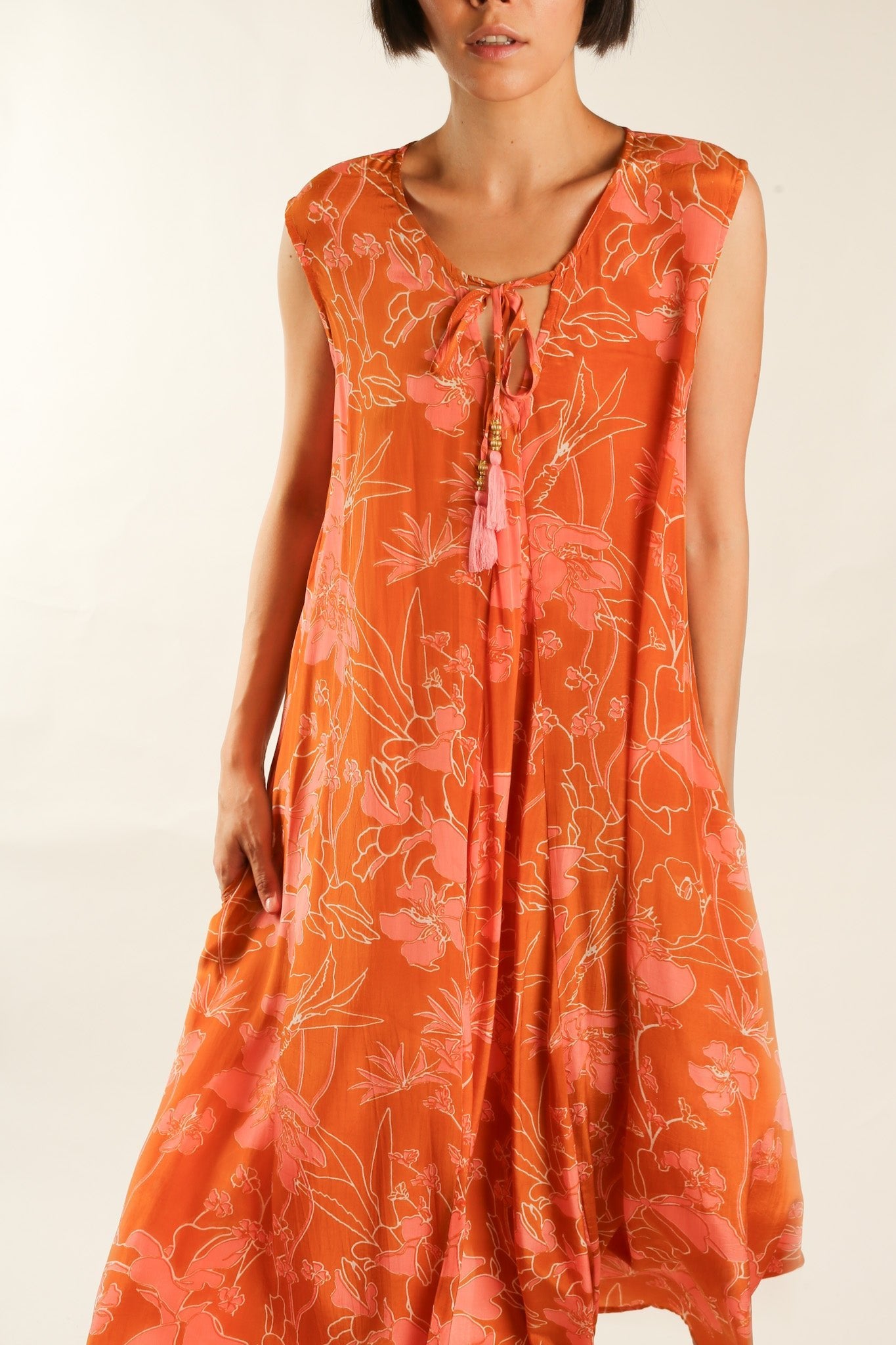 SILK DRESS AHLAM - MOMO STUDIO BERLIN - Berlin Concept Store - sustainable & ethical fashion