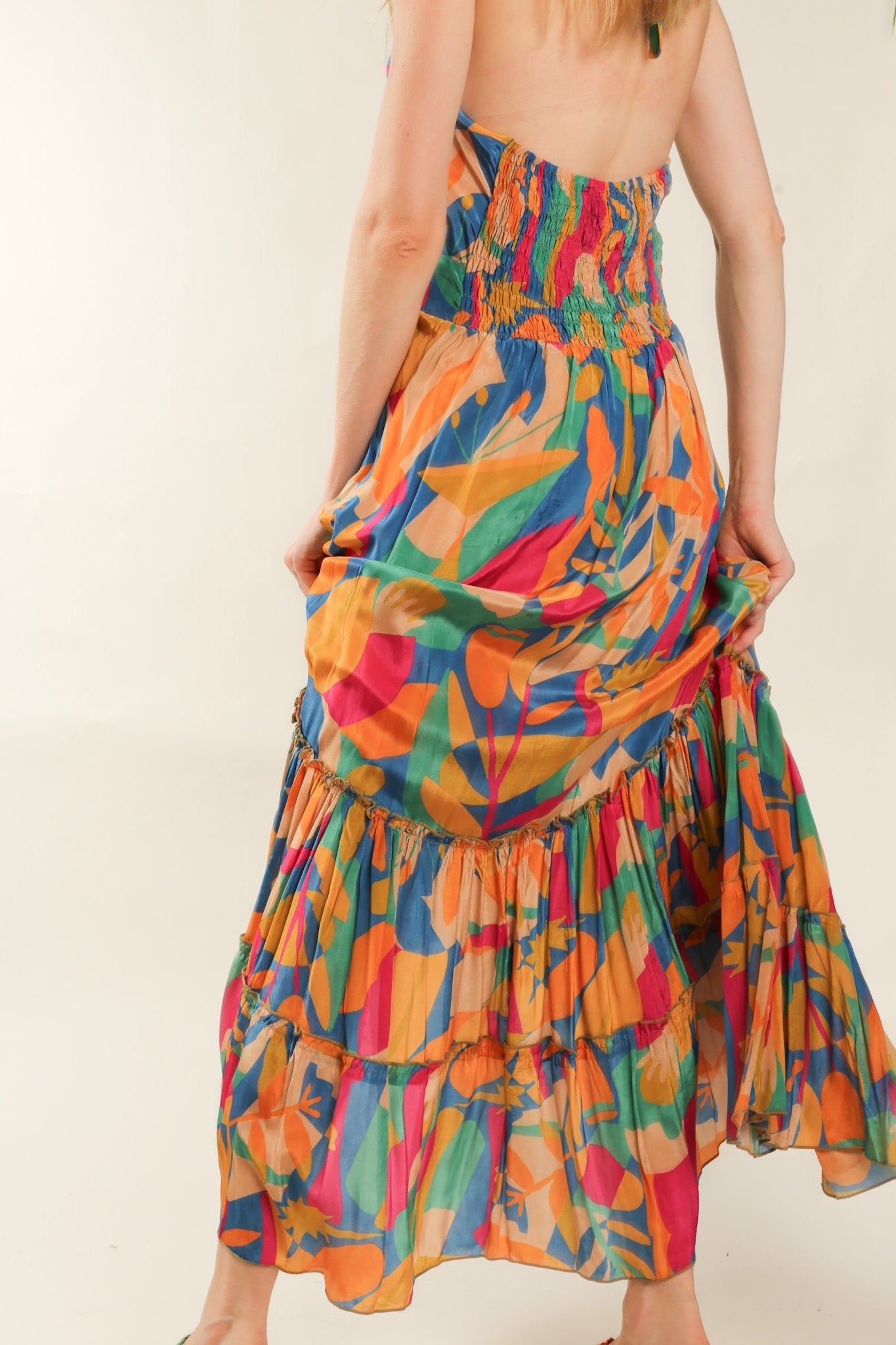 SILK DRESS JINNA - MOMO STUDIO BERLIN - Berlin Concept Store - sustainable & ethical fashion