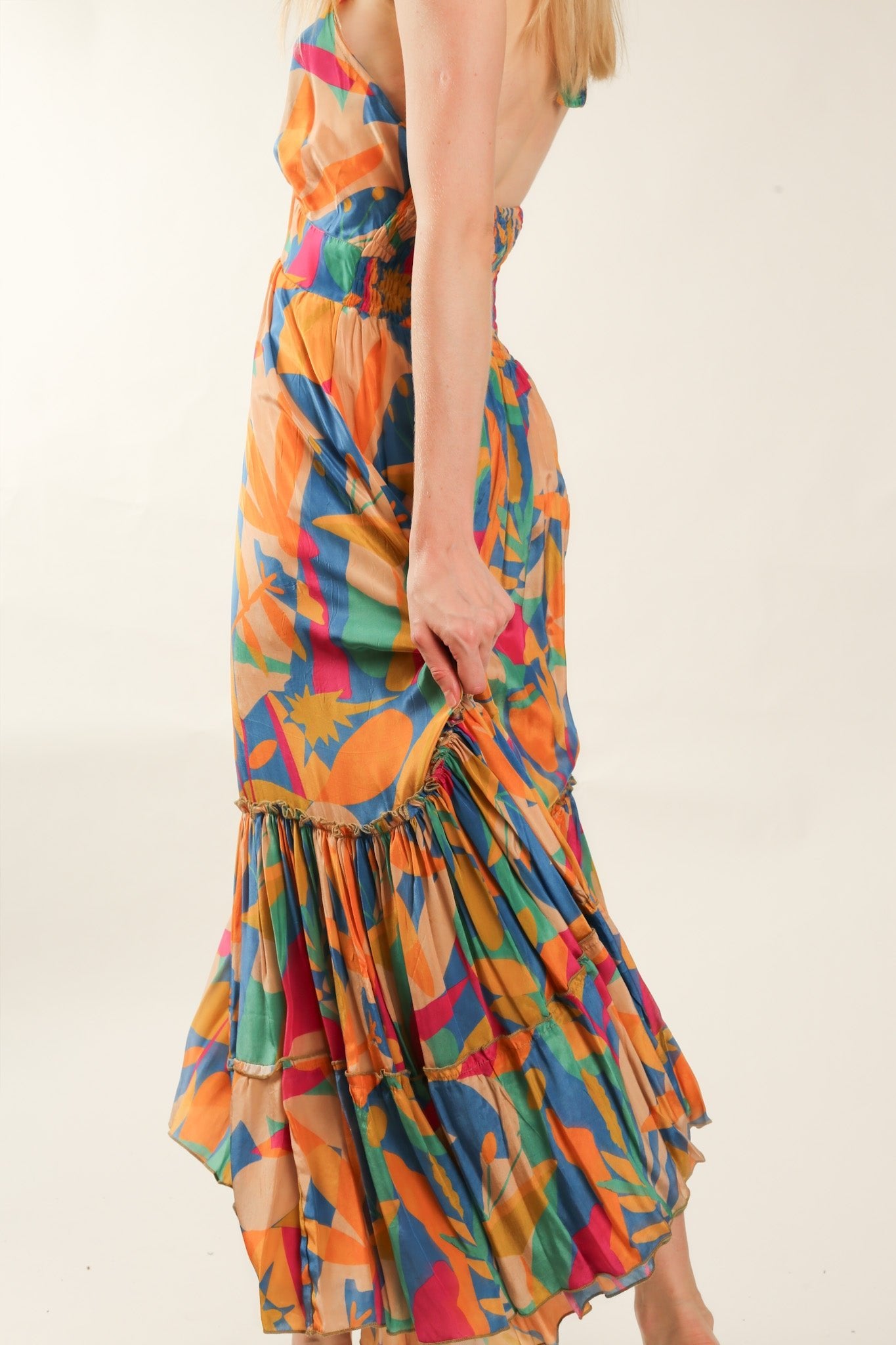 SILK DRESS JINNA - MOMO STUDIO BERLIN - Berlin Concept Store - sustainable & ethical fashion