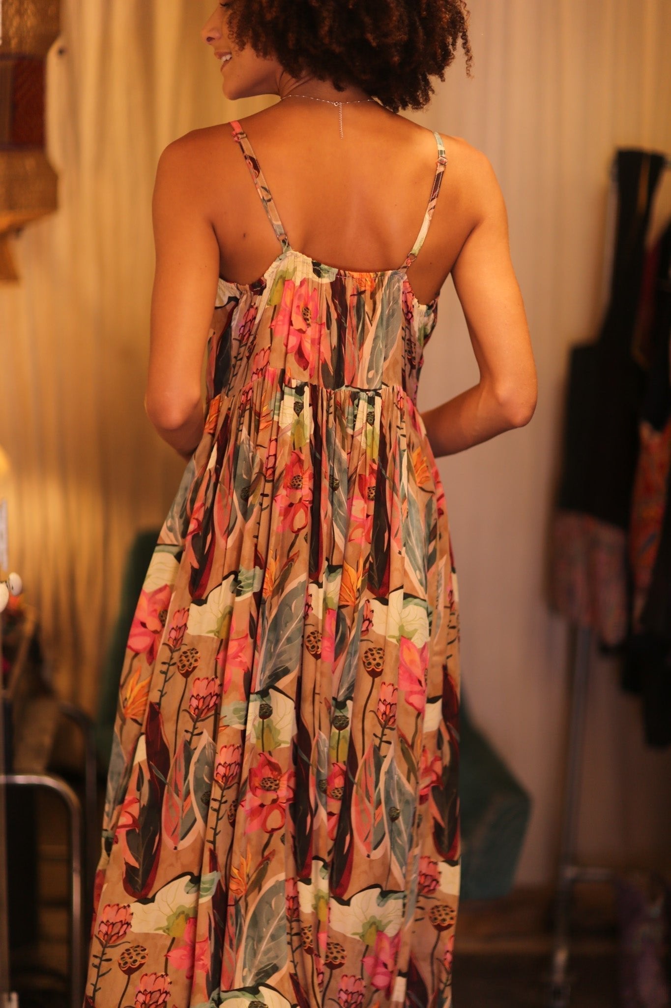 lotus silk dress ORGANIC LOTUS SILK LONG PURPLE COCKTAIL DRESS