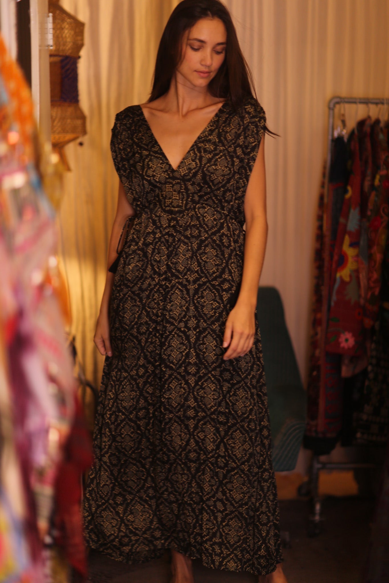SILK DRESS VICTORIA BROWNY - MOMO STUDIO BERLIN - Berlin Concept Store - sustainable & ethical fashion