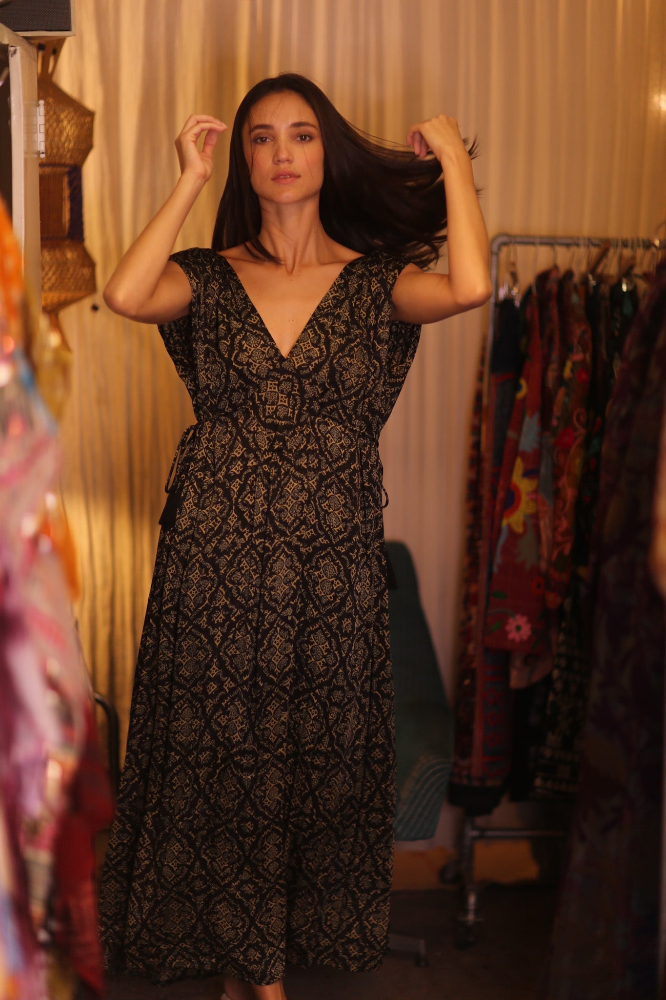 SILK DRESS VICTORIA BROWNY - MOMO STUDIO BERLIN - Berlin Concept Store - sustainable & ethical fashion