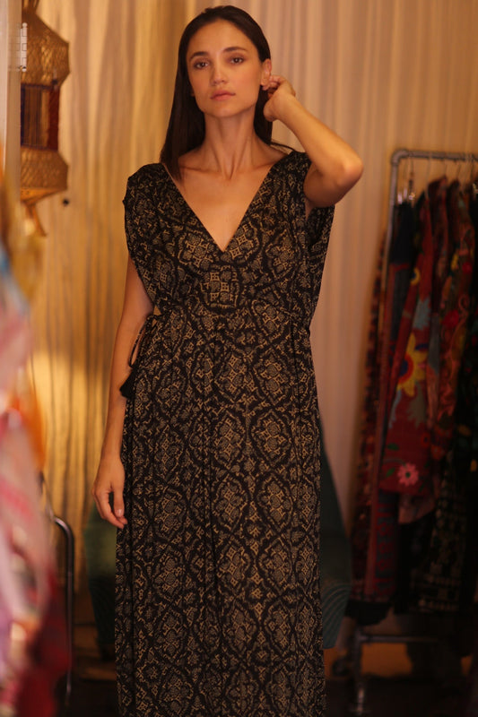 SILK DRESS VICTORIA BROWNY - MOMO STUDIO BERLIN - Berlin Concept Store - sustainable & ethical fashion