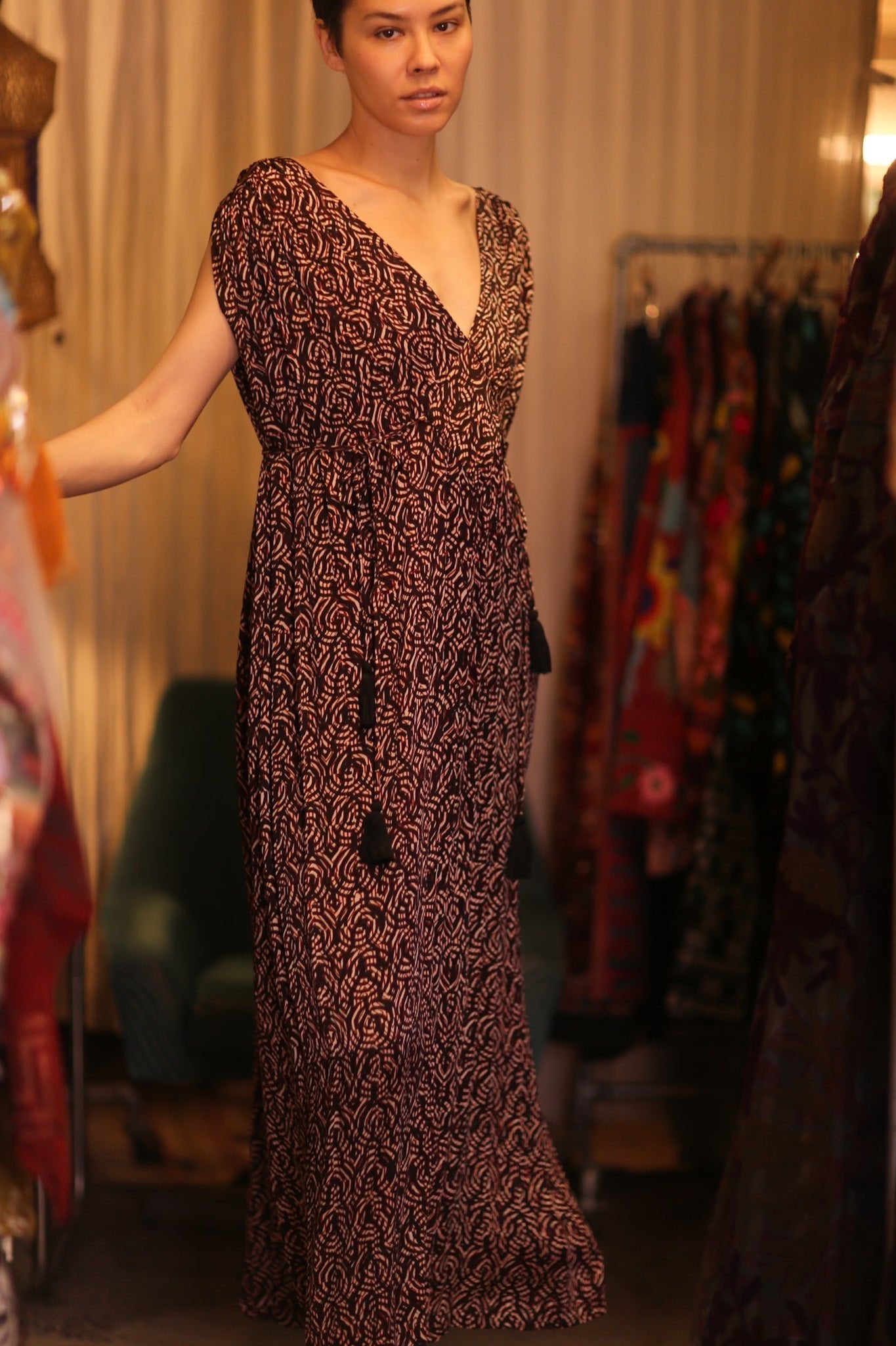 SILK DRESS VICTORIA SOFIA - MOMO STUDIO BERLIN - Berlin Concept Store - sustainable & ethical fashion