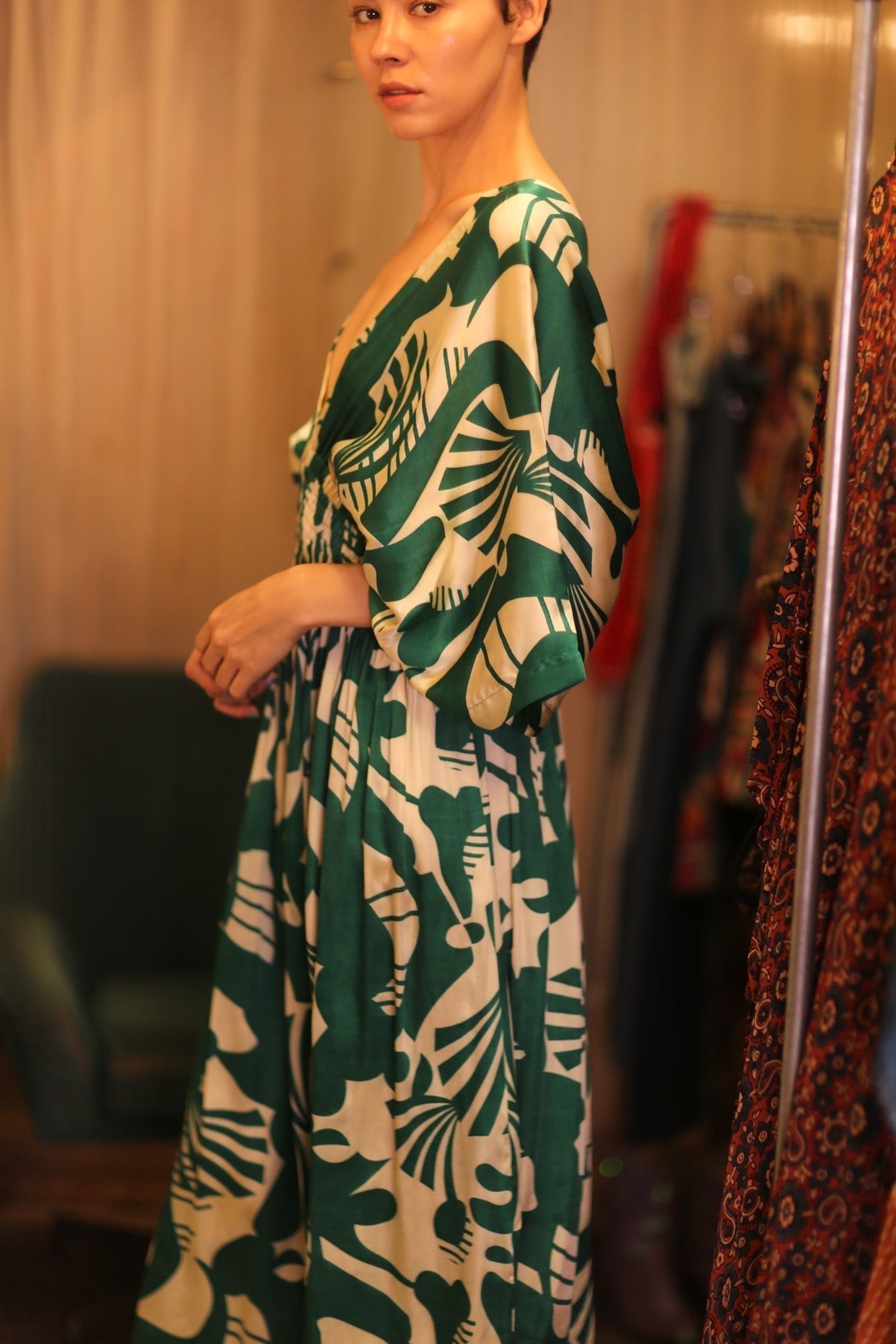 SILK DRESS ZURI ASEIN - MOMO STUDIO BERLIN - Berlin Concept Store - sustainable & ethical fashion