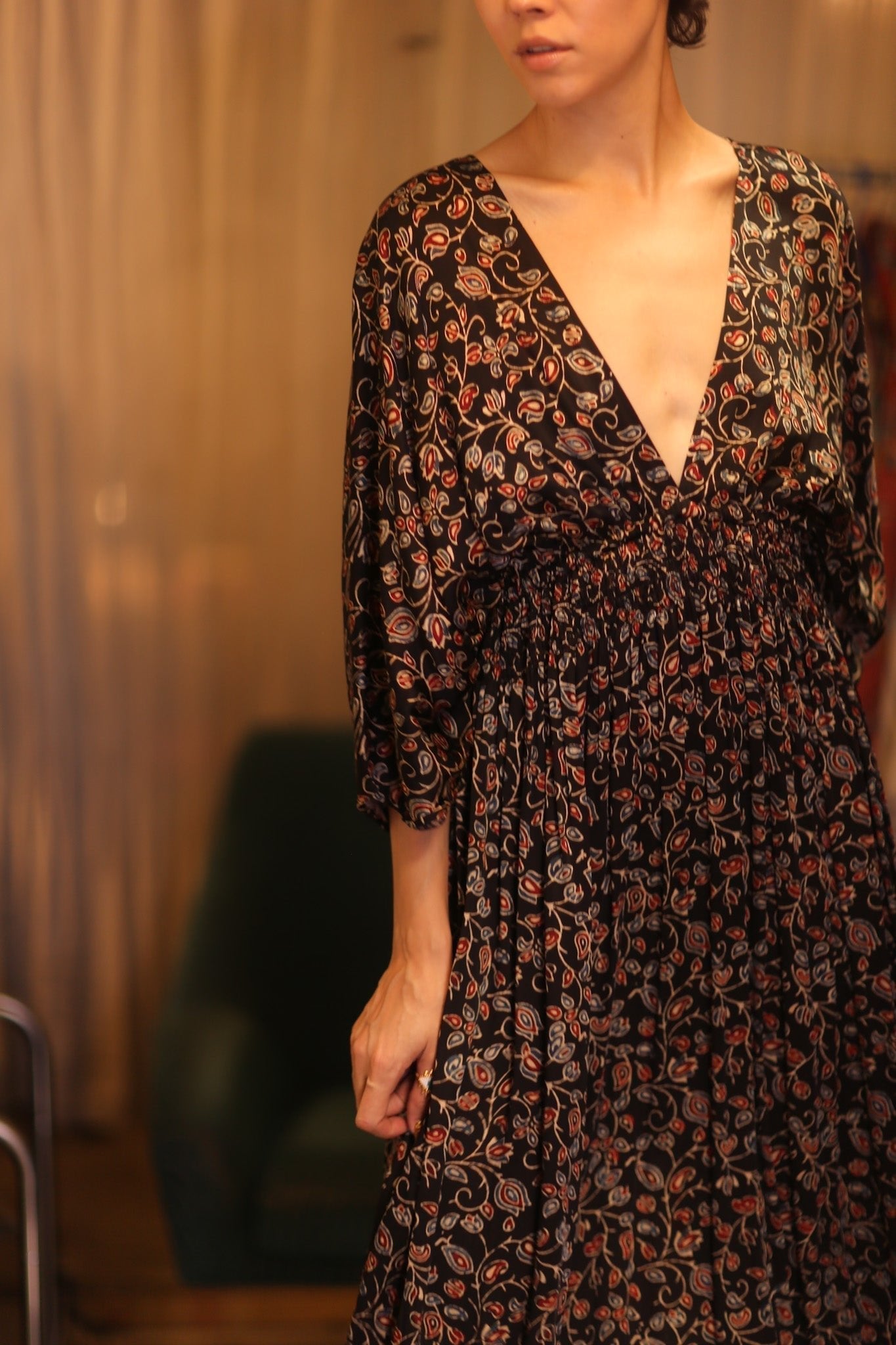 SILK DRESS ZURI CHAWPAR - MOMO STUDIO BERLIN - Berlin Concept Store - sustainable & ethical fashion