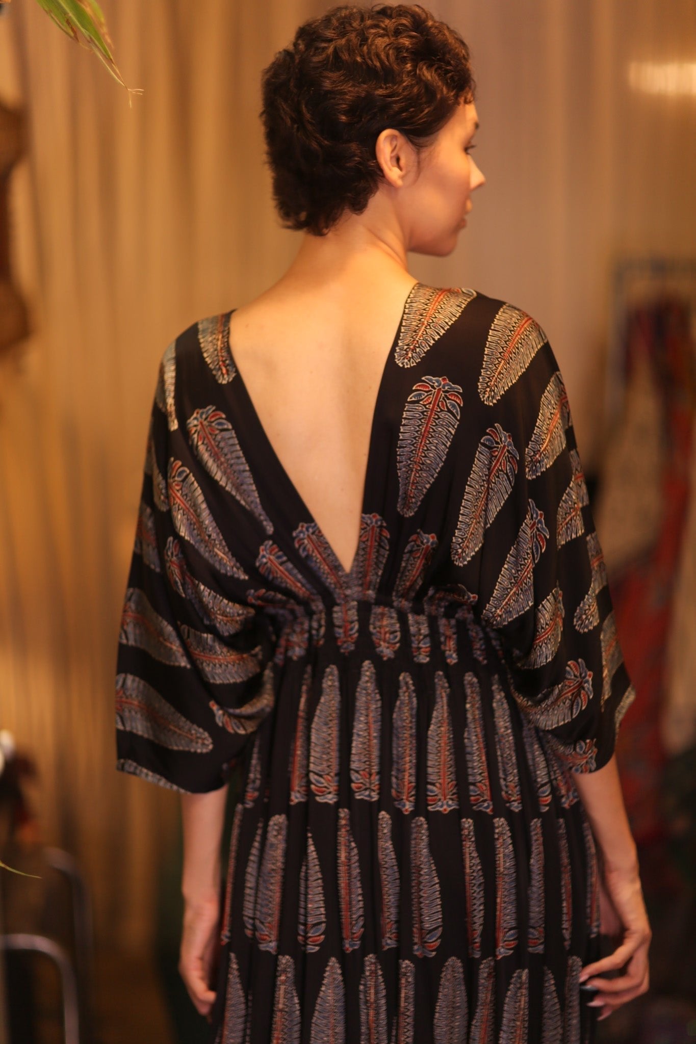 SILK DRESS ZURI DIN - MOMO STUDIO BERLIN - Berlin Concept Store - sustainable & ethical fashion