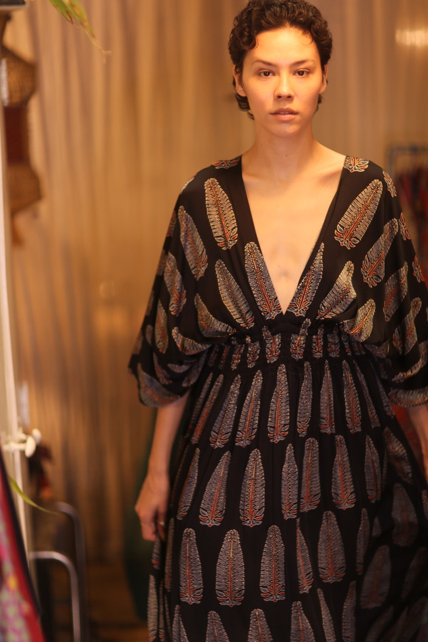 SILK DRESS ZURI DIN - MOMO STUDIO BERLIN - Berlin Concept Store - sustainable & ethical fashion