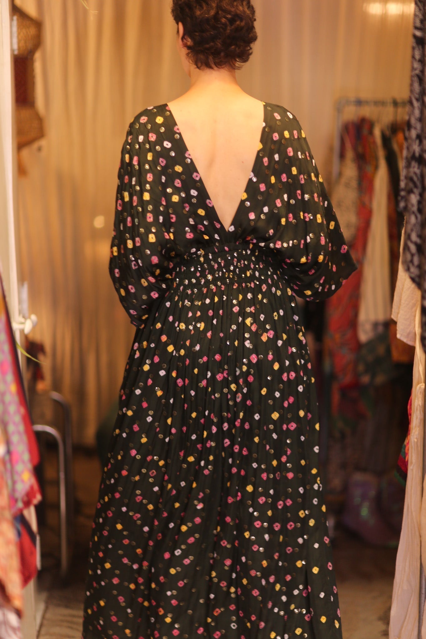 SILK DRESS ZURI NAVIS - MOMO STUDIO BERLIN - Berlin Concept Store - sustainable & ethical fashion
