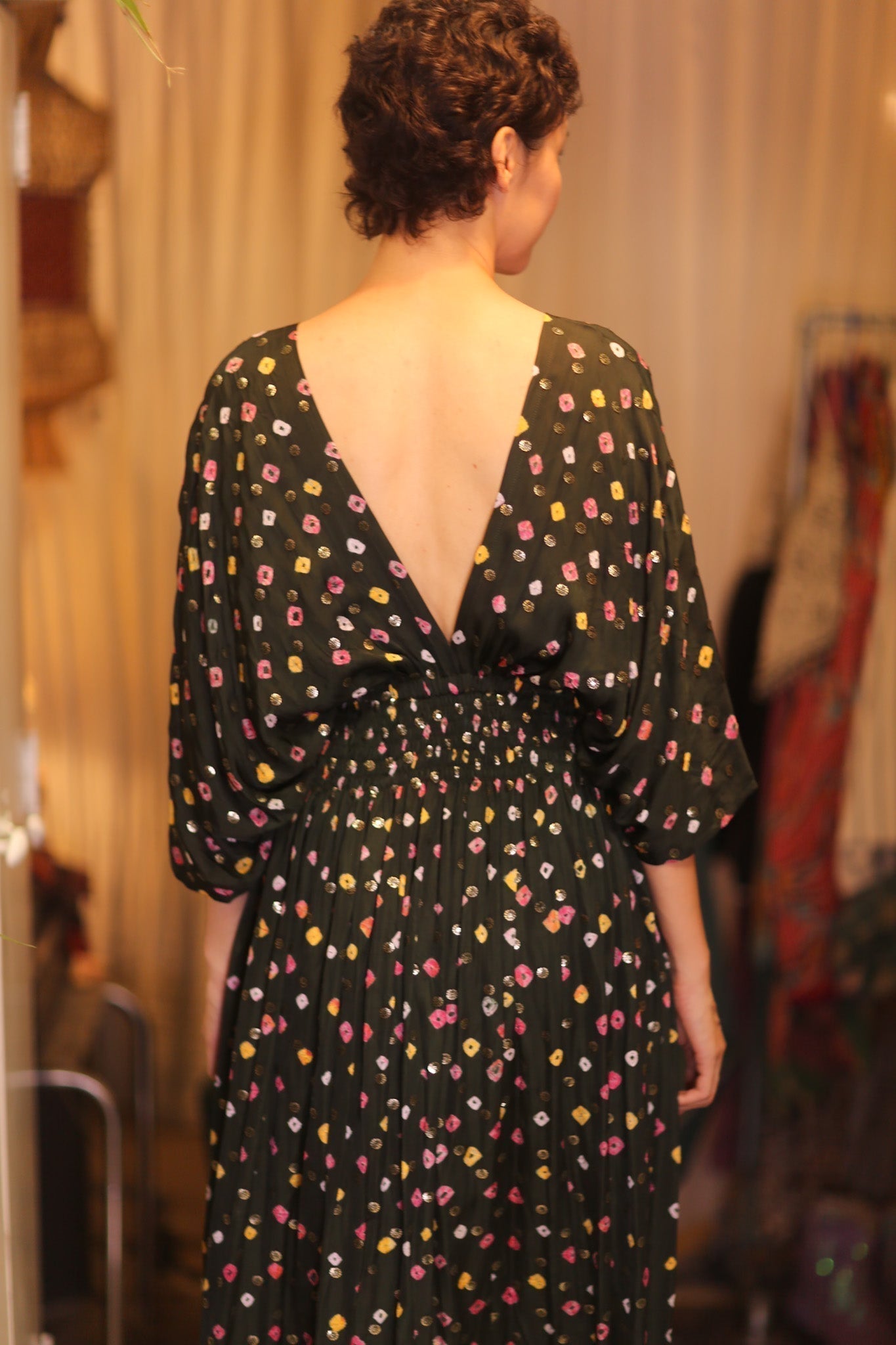 SILK DRESS ZURI NAVIS - MOMO STUDIO BERLIN - Berlin Concept Store - sustainable & ethical fashion