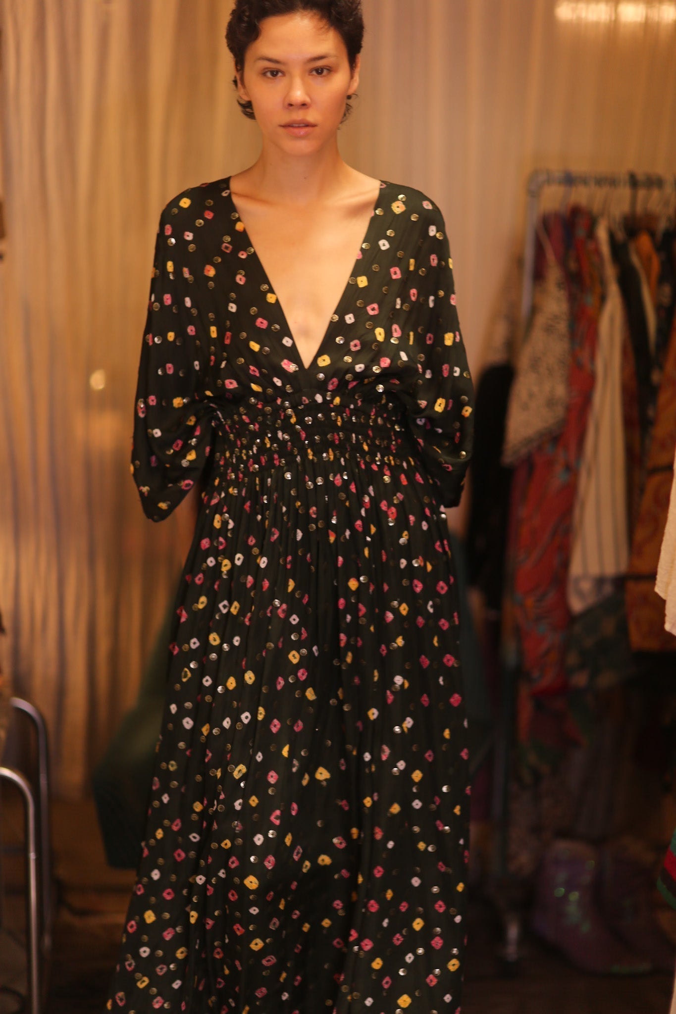 SILK DRESS ZURI NAVIS - MOMO STUDIO BERLIN - Berlin Concept Store - sustainable & ethical fashion