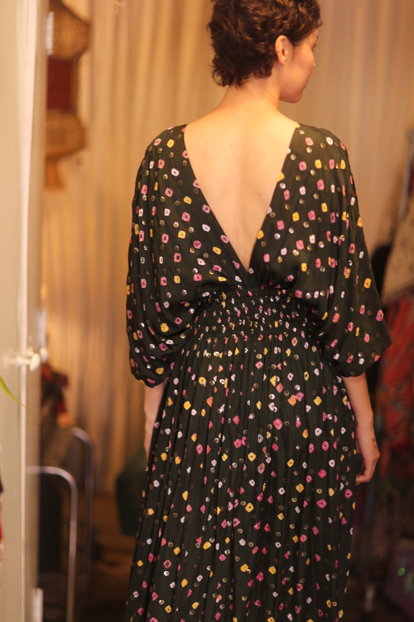 SILK DRESS ZURI NAVIS - MOMO STUDIO BERLIN - Berlin Concept Store - sustainable & ethical fashion