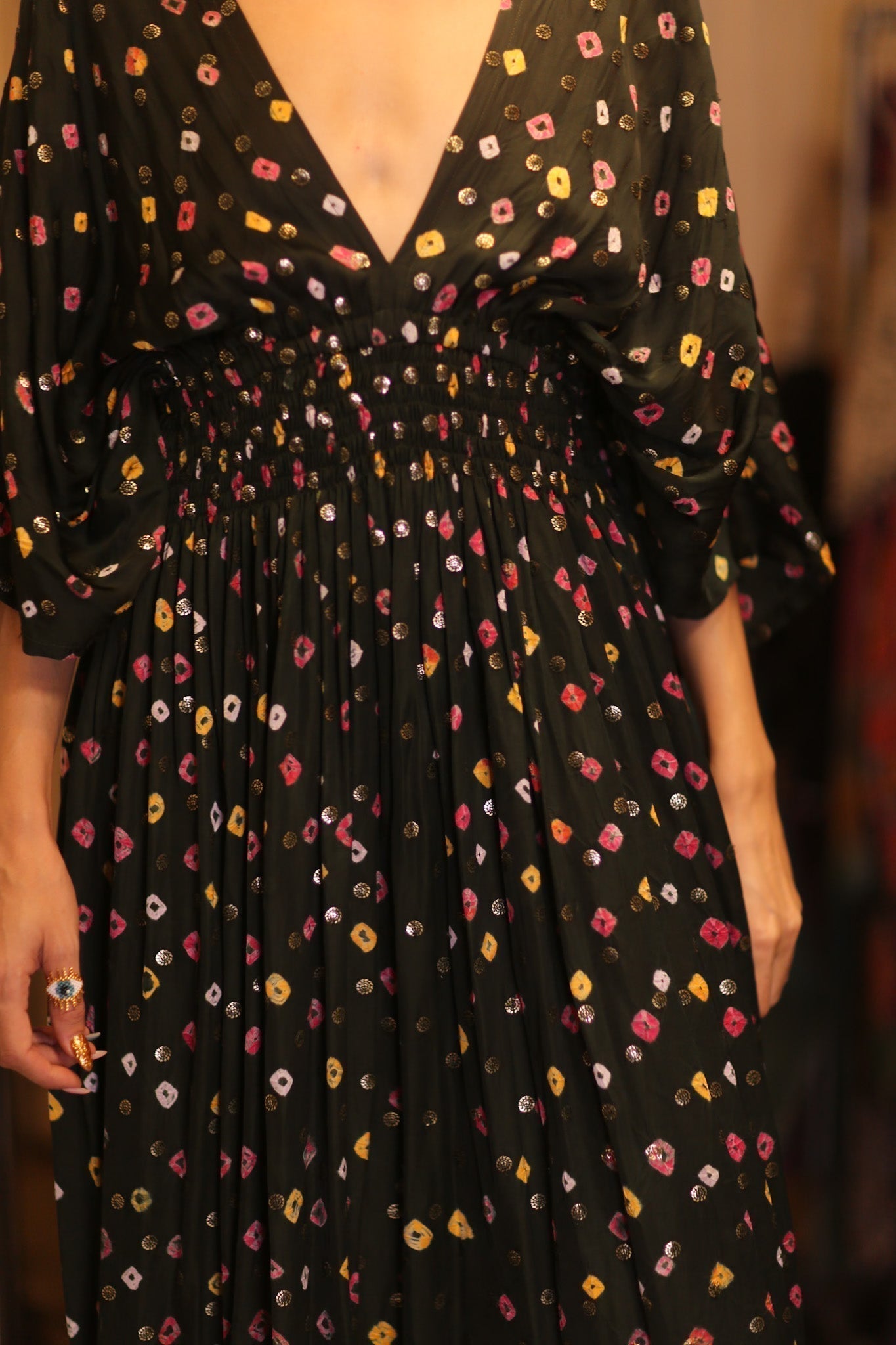 SILK DRESS ZURI NAVIS - MOMO STUDIO BERLIN - Berlin Concept Store - sustainable & ethical fashion