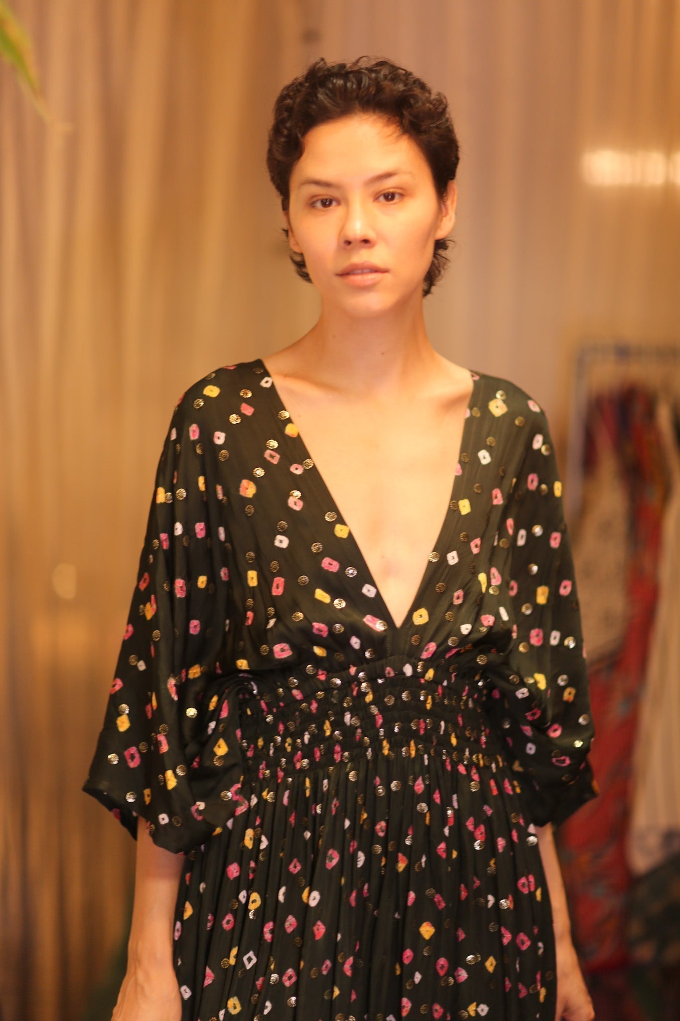 SILK DRESS ZURI NAVIS - MOMO STUDIO BERLIN - Berlin Concept Store - sustainable & ethical fashion